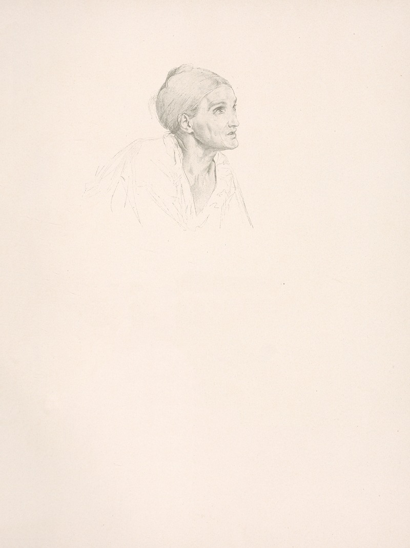 Ètude de vieille femme by William Bouguereau