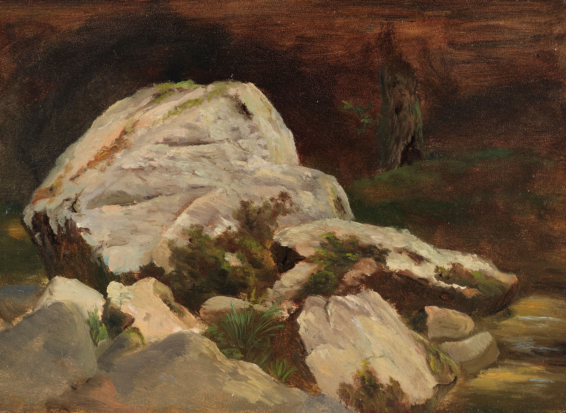 Felsen im Rabenauer Grund, by Christian Friedrich Gille, public domain