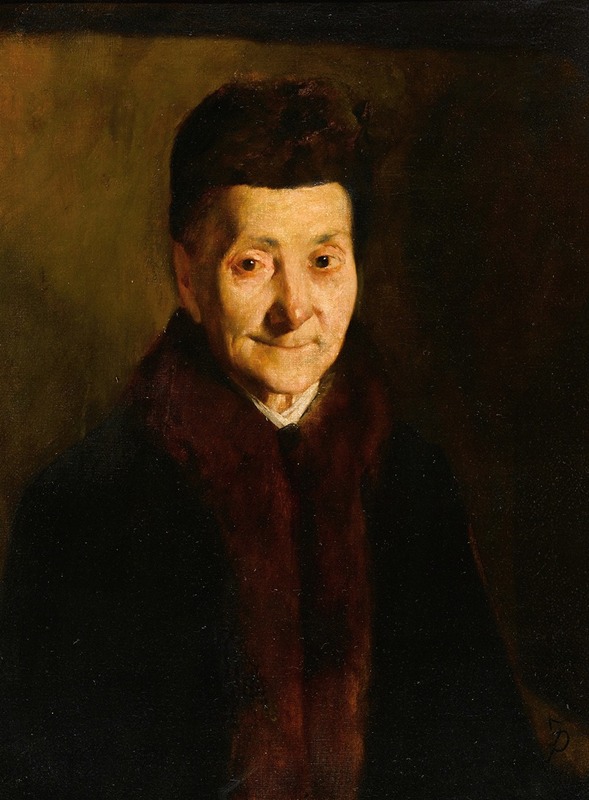 Frank Duveneck's 'Portrait of an Old Lady' captures the essence of aging with a realistic portrayal.