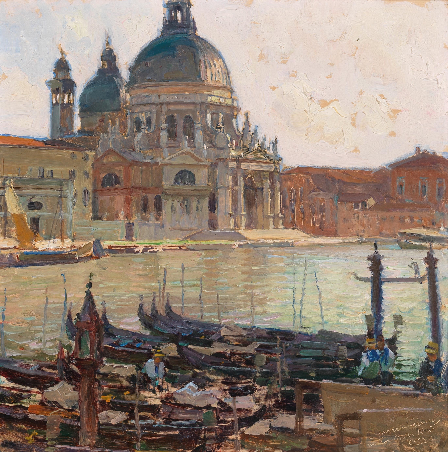 Santa Maria della Salute, Venice,, by Carl Moll, public domain