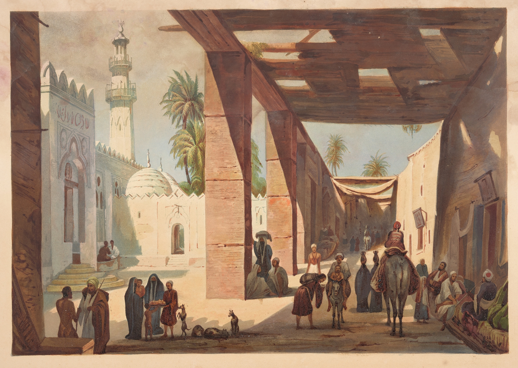 Melawi-el-Arich, by Hector Horeau, public domain