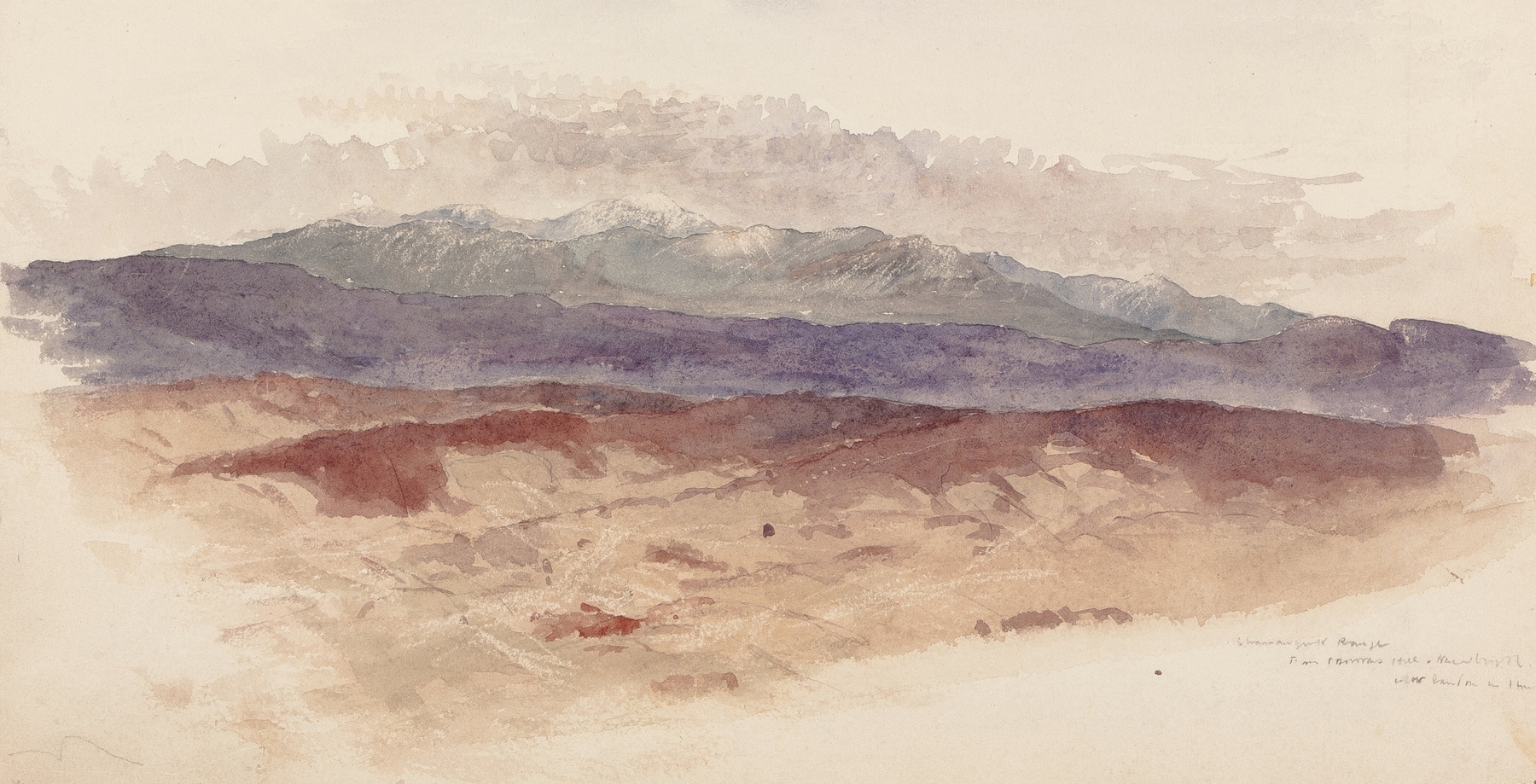 Landscape of Shawangunk Ridge by Stanford White, medium unknown