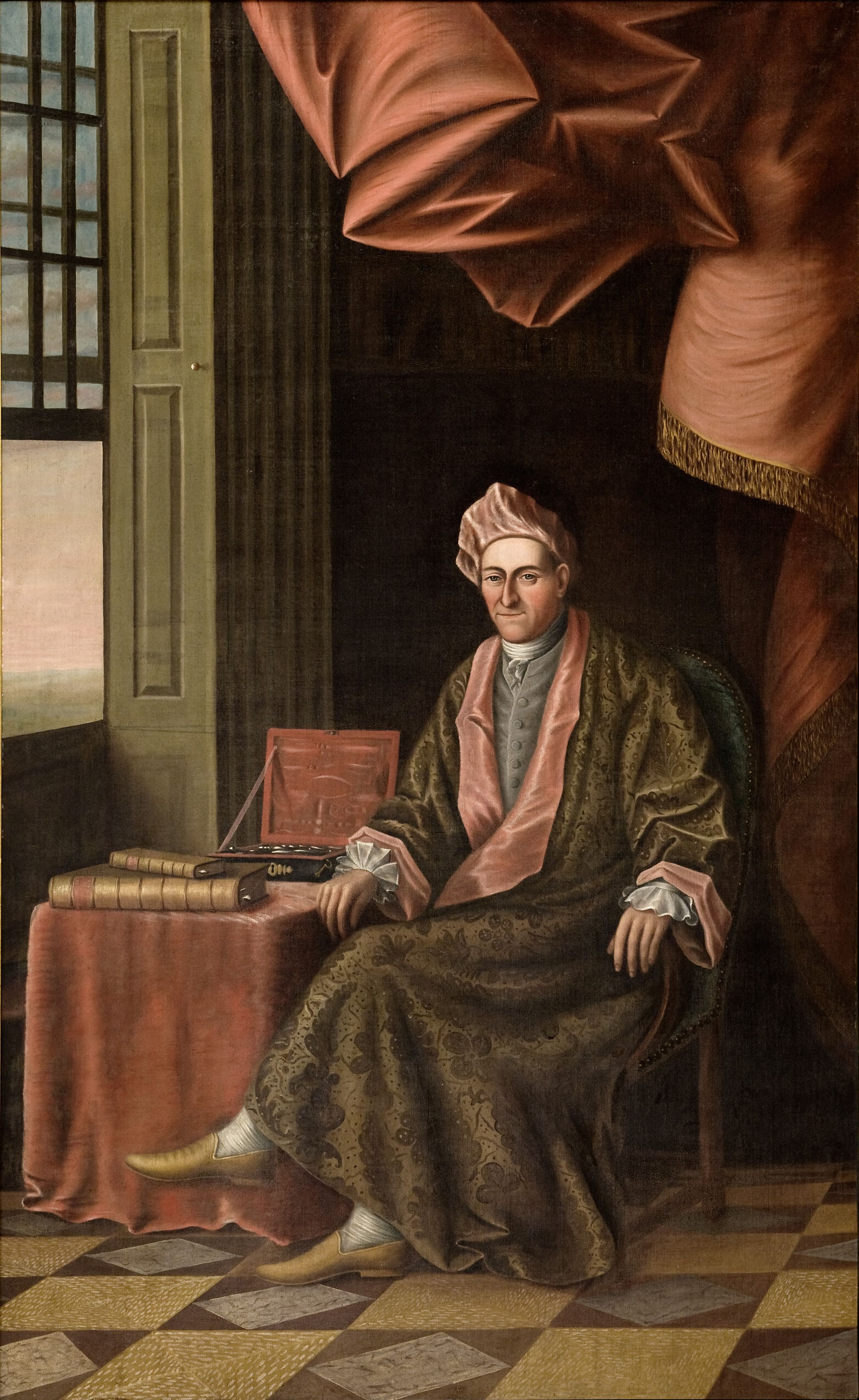 Ezekiel Hersey (1709-1770), by Edward Savage, public domain