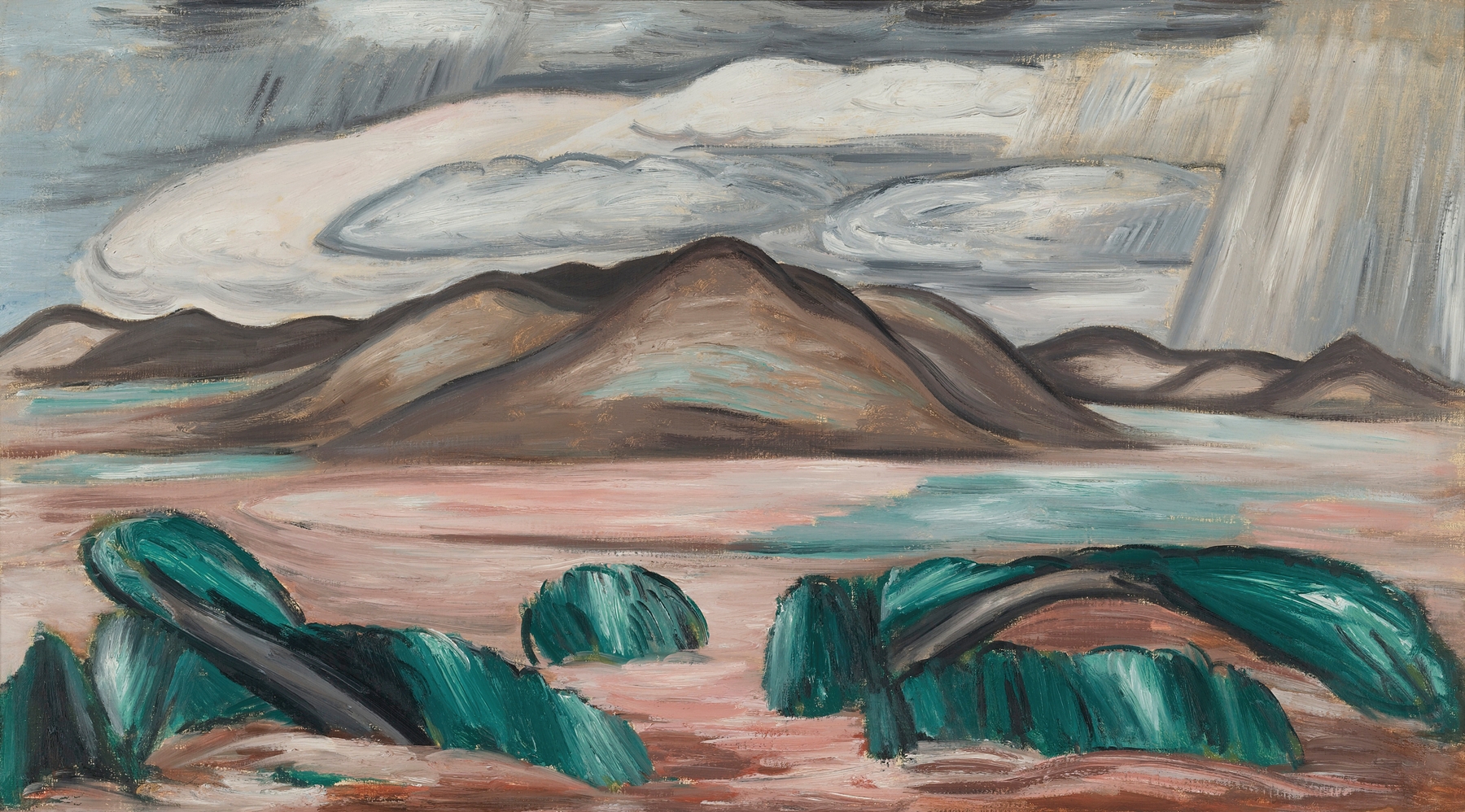 New Mexico Recollection No. 8, by Marsden Hartley, public domain
