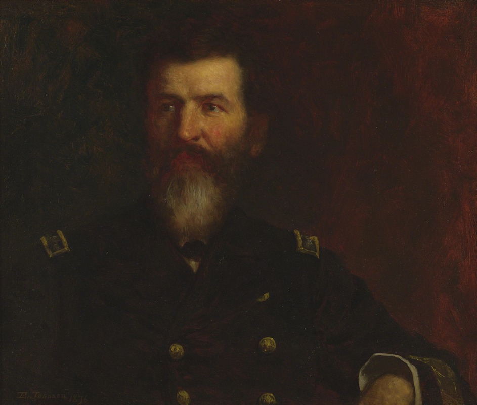 Portrait of Commodore Philip Carrigan Johnson, Jr. by Eastman Johnson.
