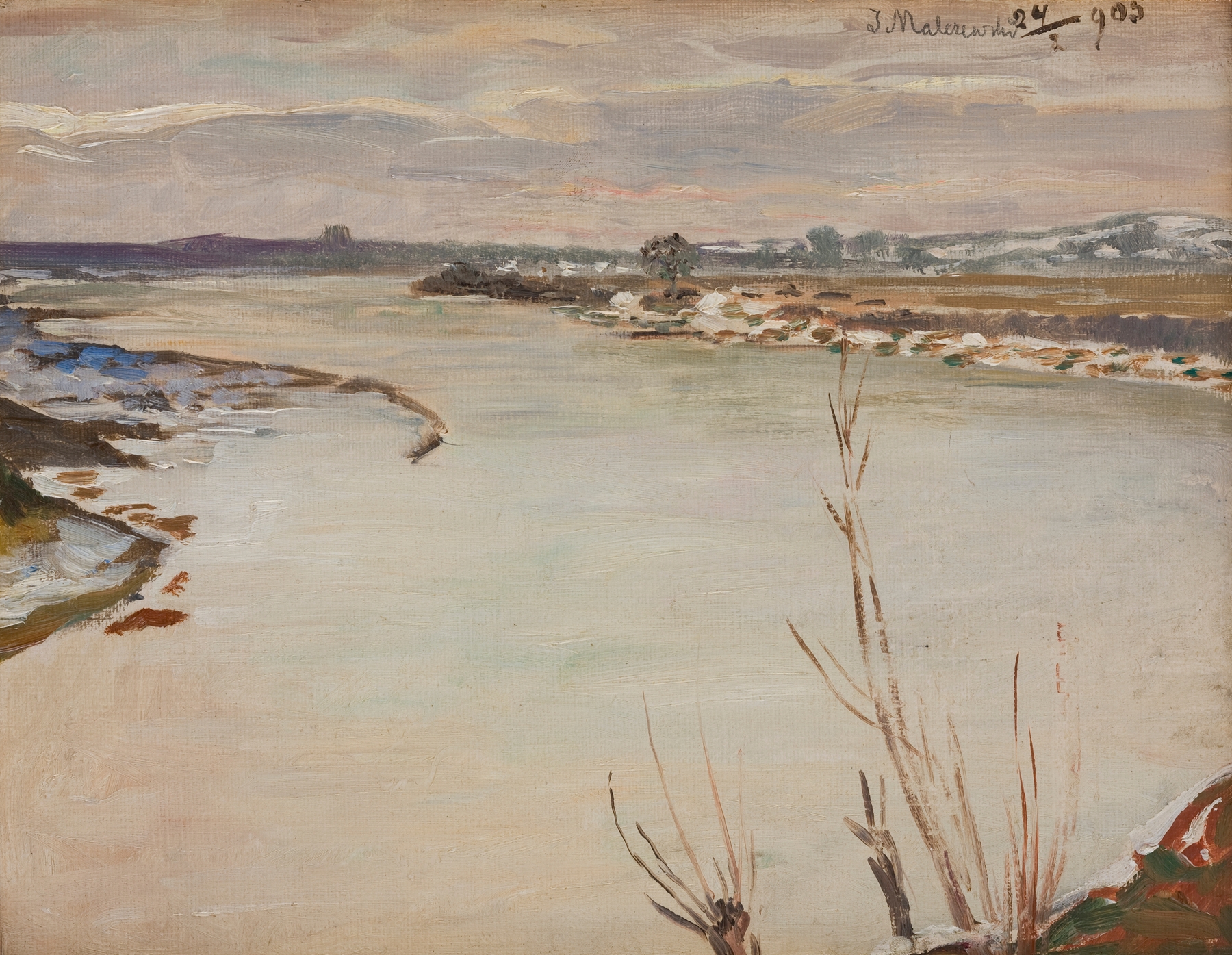 Spring Thaw, by Jacek Malczewski, public domain