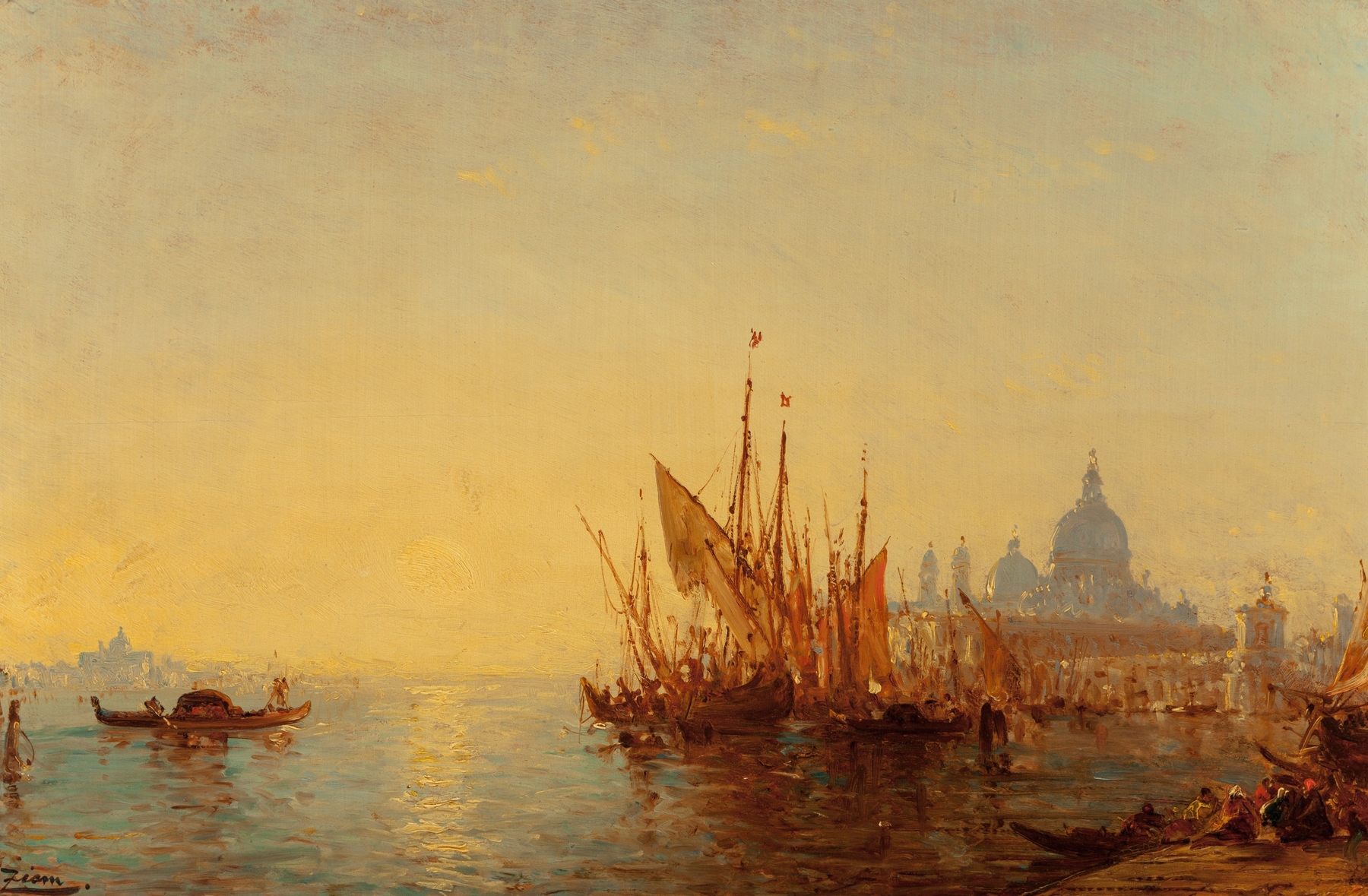 Bacino di San Marco, by Félix Ziem, public domain