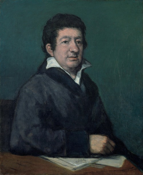Portrait of the Poet Moratín by Francisco de Goya.
