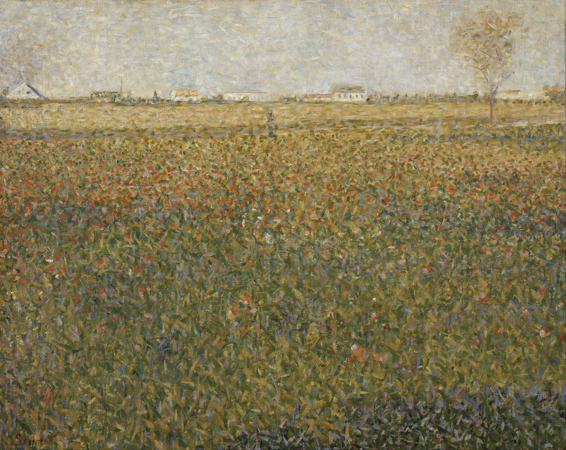 La Luzerne, Saint-Denis, by Georges Seurat, public domain