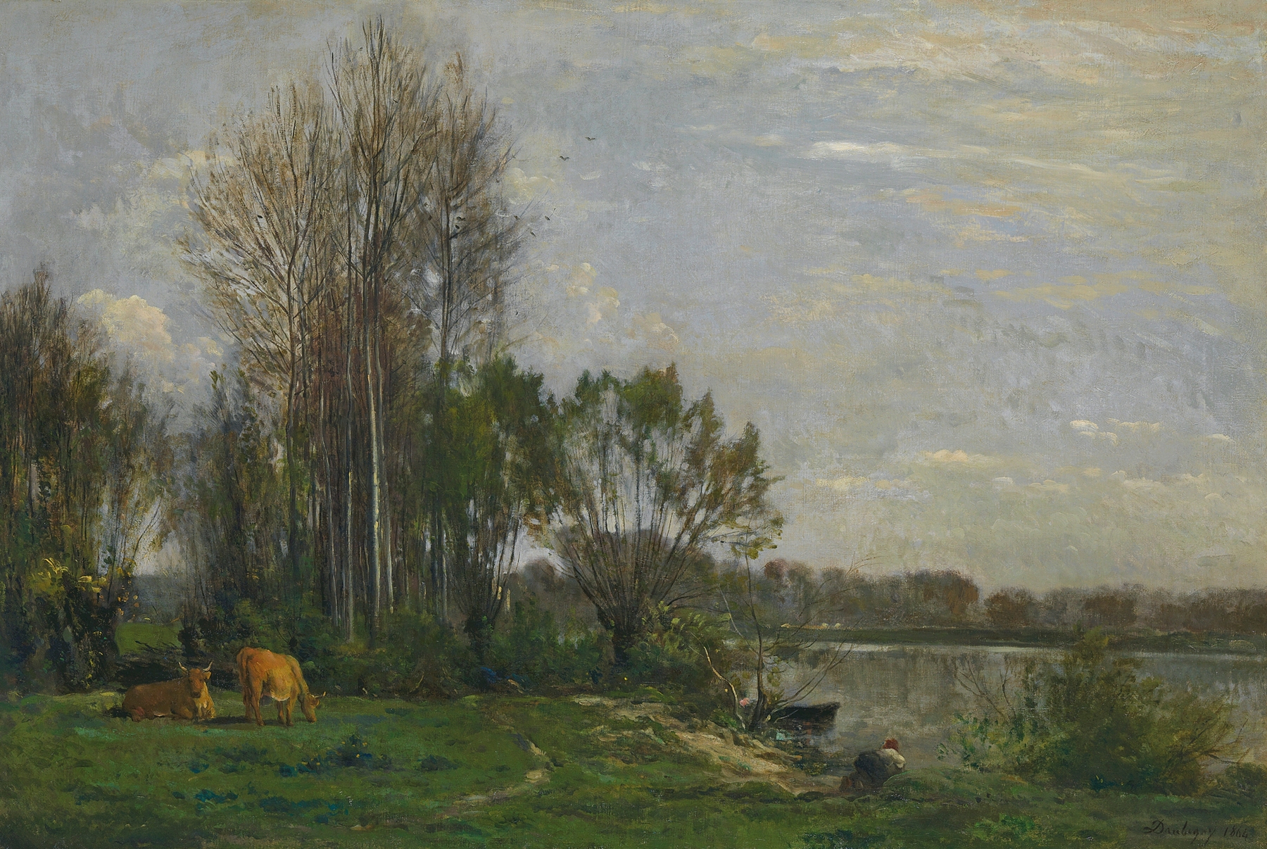 Les Bord De L’oise, by Charles François Daubigny, public domain
