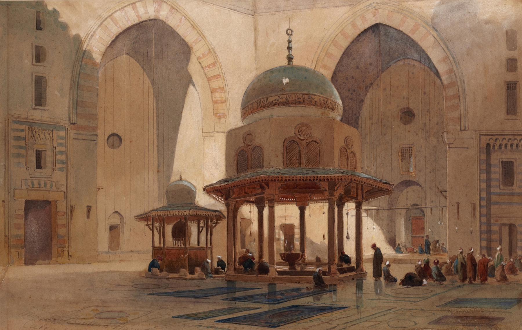 Mosque of Sultan Hassan, Islamic Art by Edward Angelo Goodall