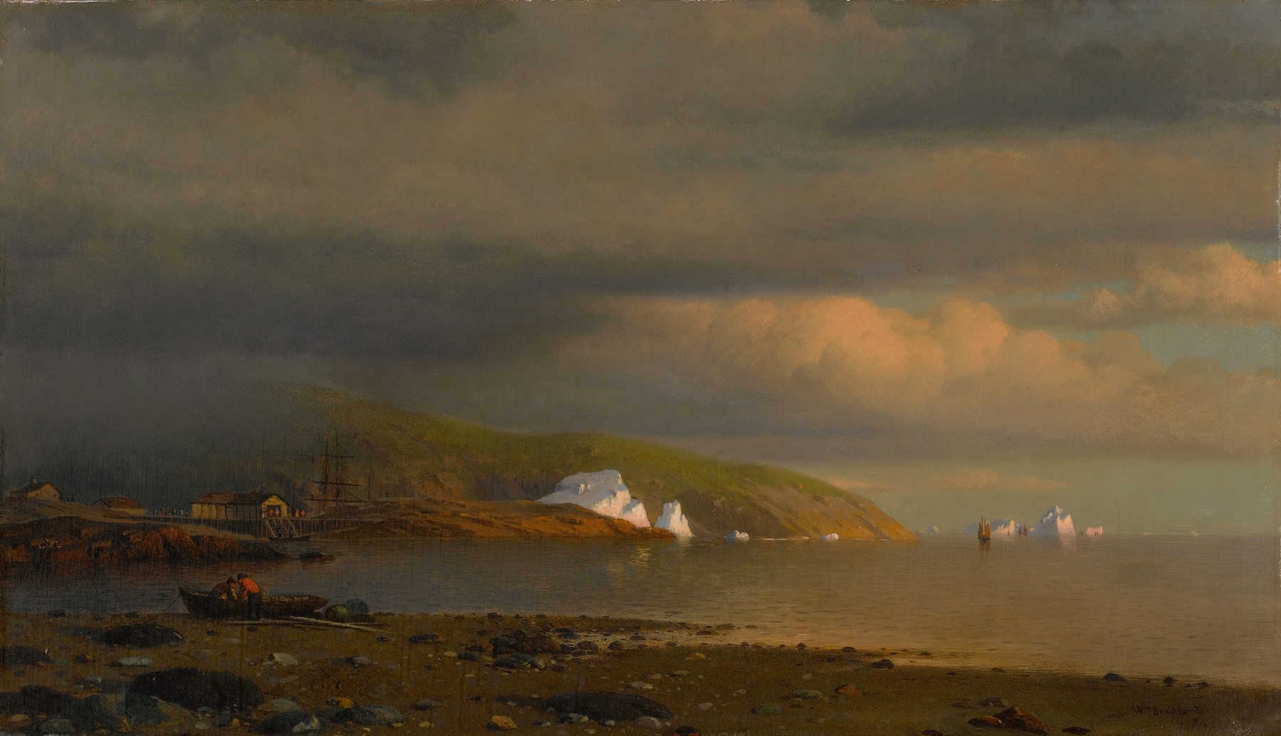 Near Cape St. Johns, Coast of Labrador, by William Bradford, public domain