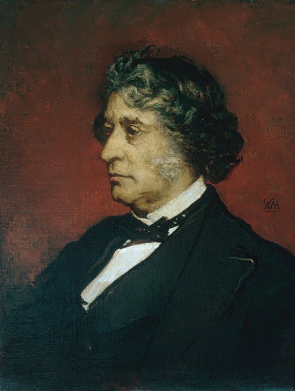 Portrait of Charles Sumner by William Morris Hunt.