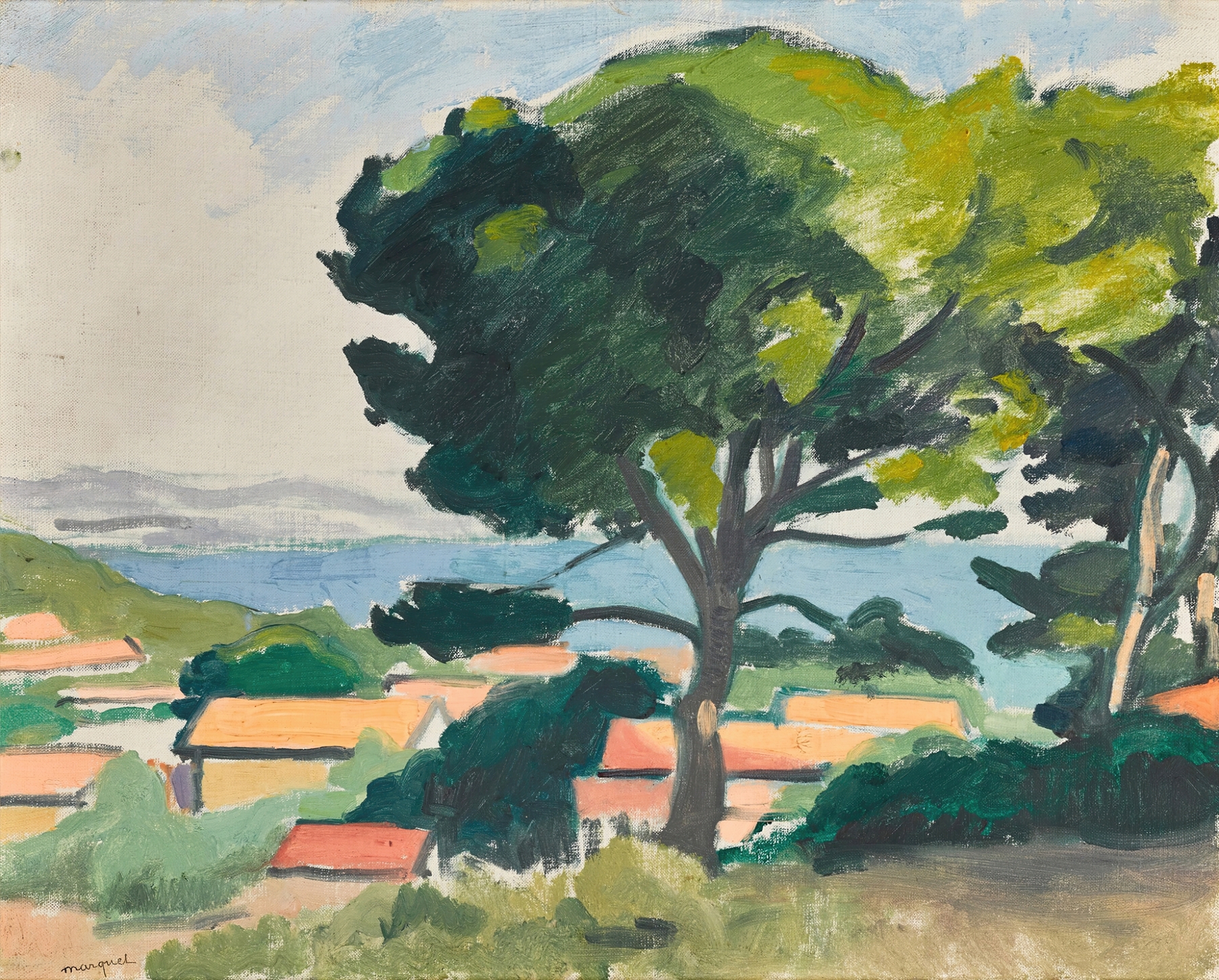 L’Estaque, by Albert Marquet, public domain
