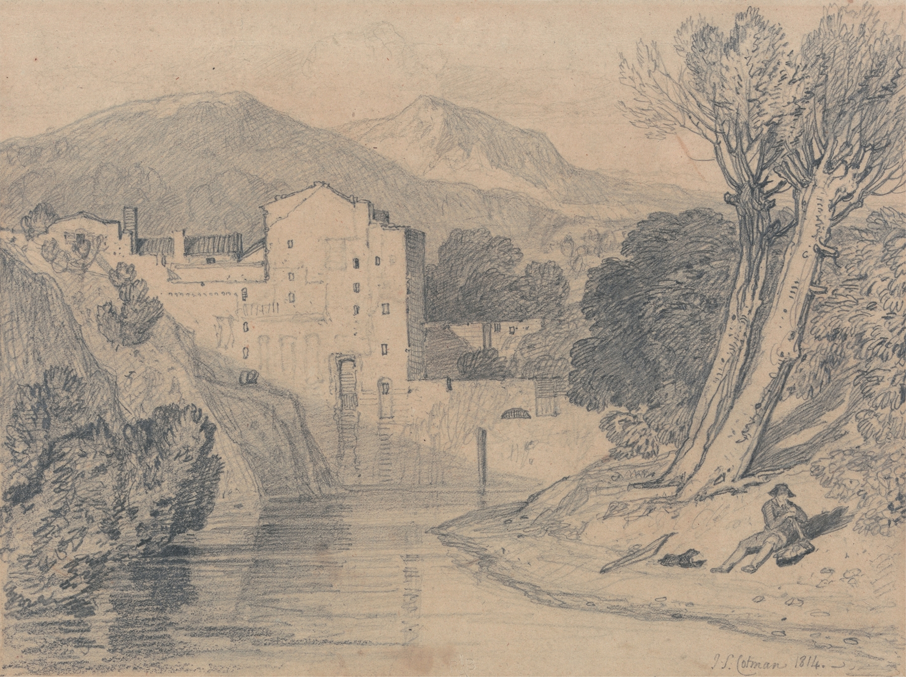 Near Whitby, Yorkshire, by John Sell Cotman, public domain