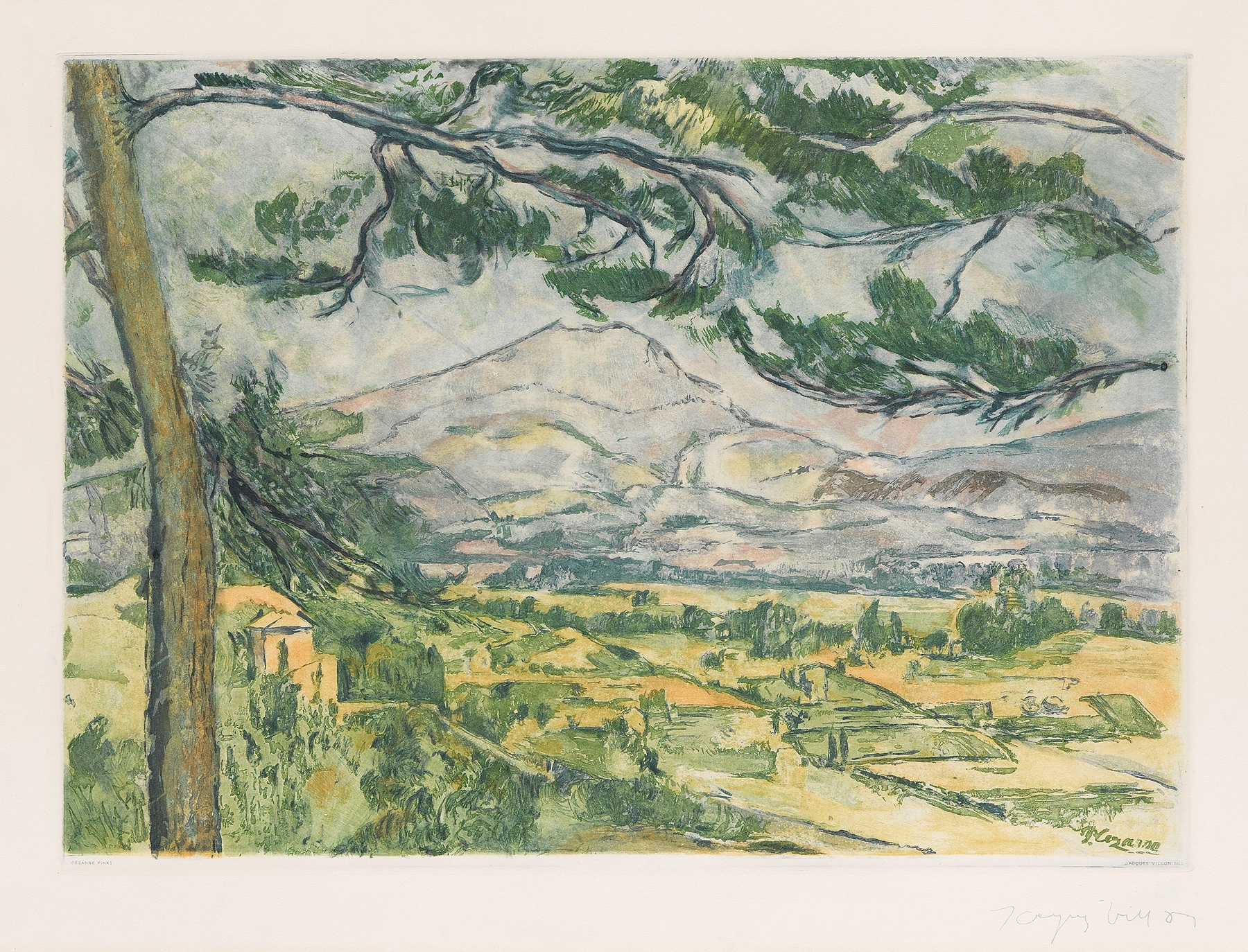 La Montagne Sainte-Victoire, by Paul Cezanne, public domain