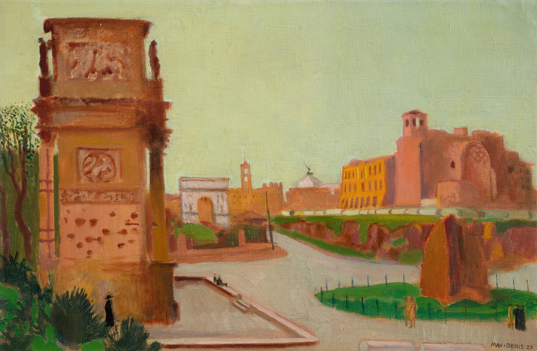 Forum, l’Arc de Constantin by Maurice Denis, oil on canvas depicting the Arch of Constantine