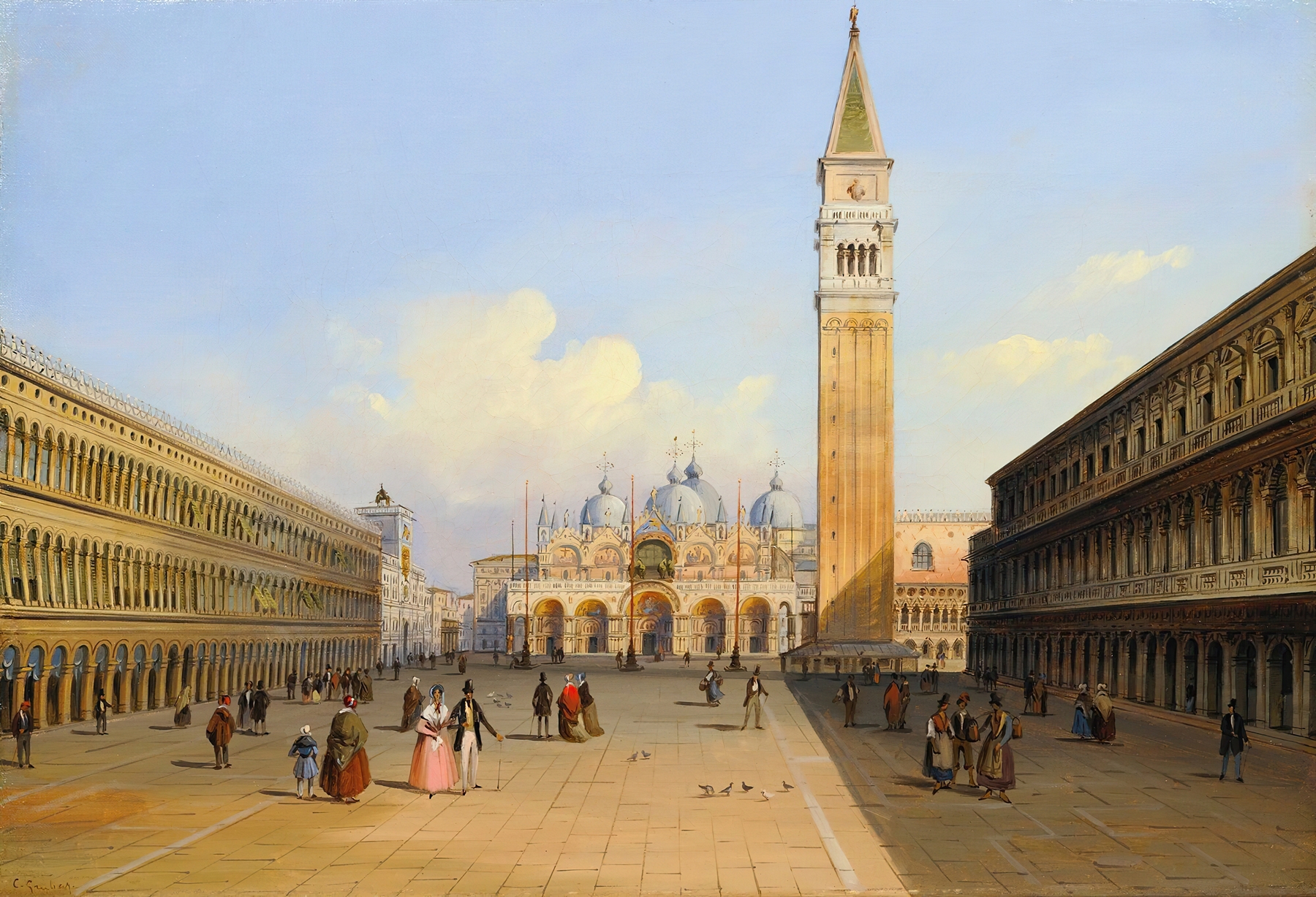 Saint Mark’s Square, Venice, by Carlo Grubacs, public domain