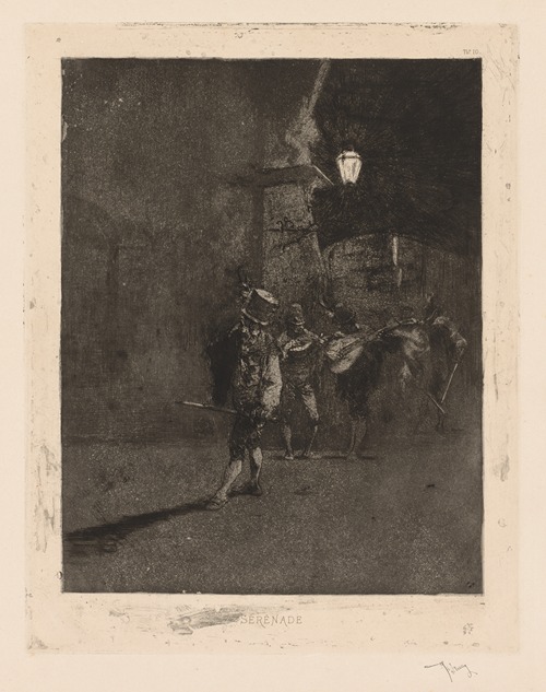 A captivating genre scene by Mariano Fortuny Marsal.