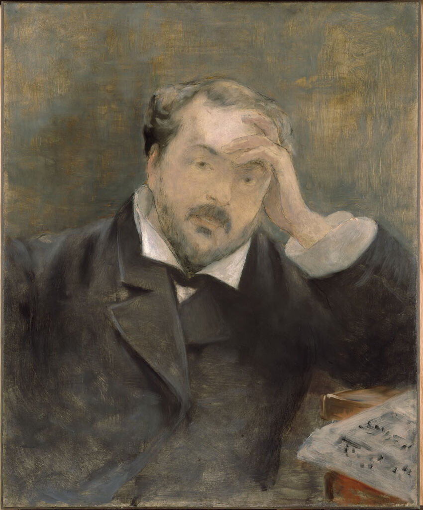 Emmanuel Chabrier (1841-1894), by Edouard Manet, public domain