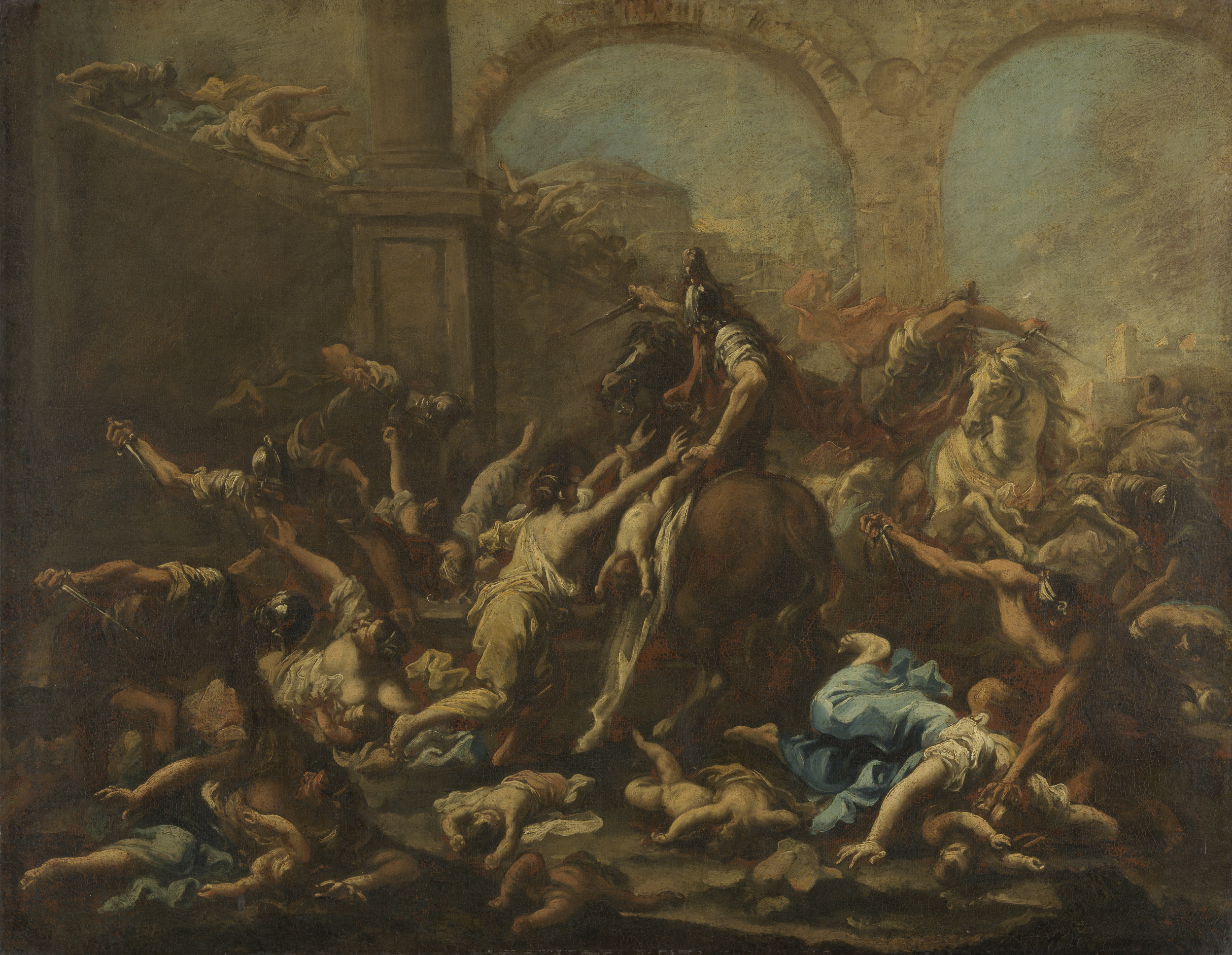 Massacre of the Innocents, by Alessandro Magnasco, public domain