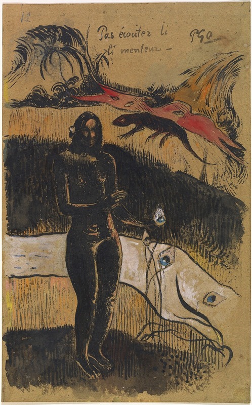 Paul Gauguin's 'Nave Nave Fenua' captures the vibrant colors and figures of Tahitian life.