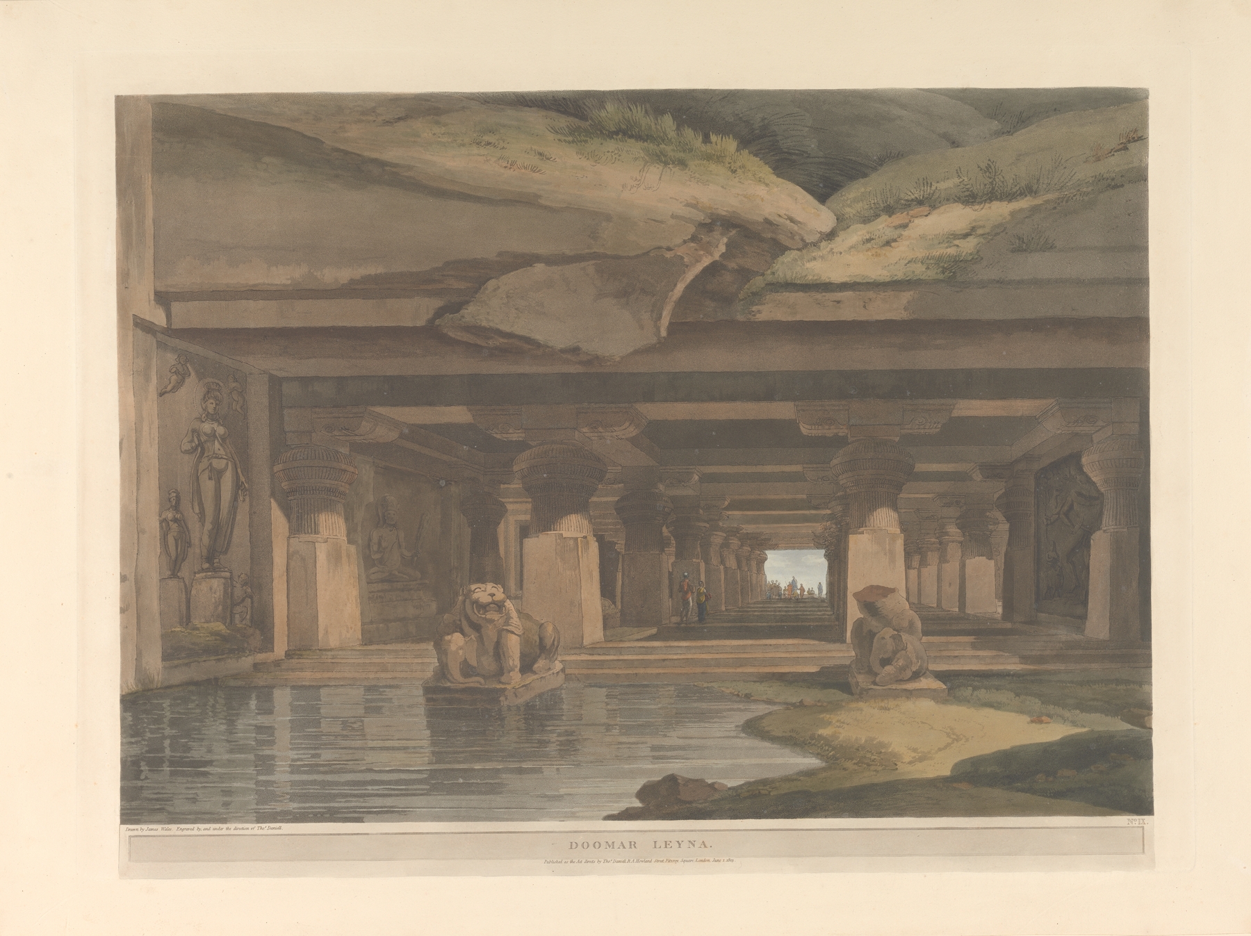 Oriental scenery Pl.34, by Thomas Daniell, public domain