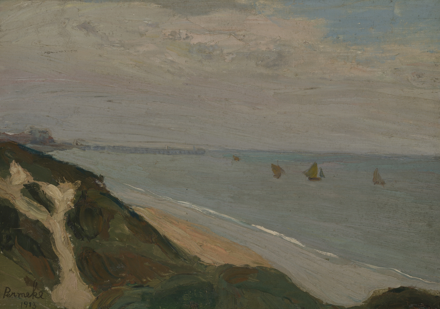 Seascape, by Constant Permeke, public domain