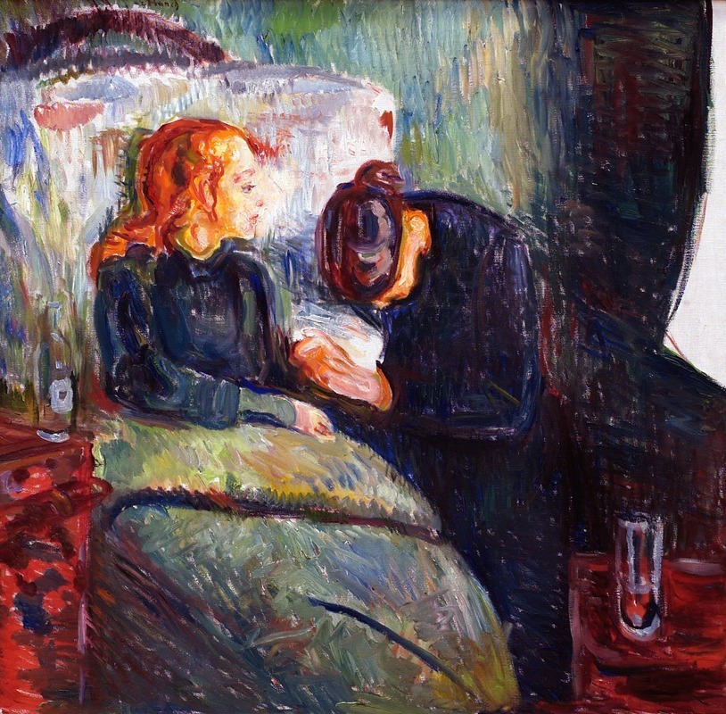 The Sick Child, by Edvard Munch, public domain