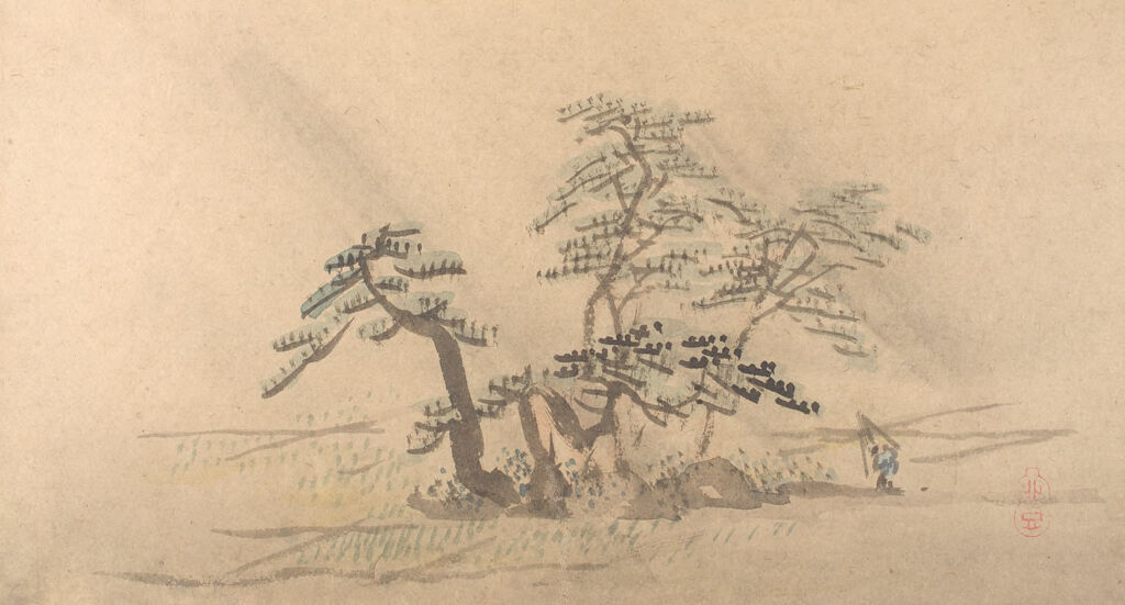 One of Six Views of Atsugi, by Watanabe Kazan, public domain