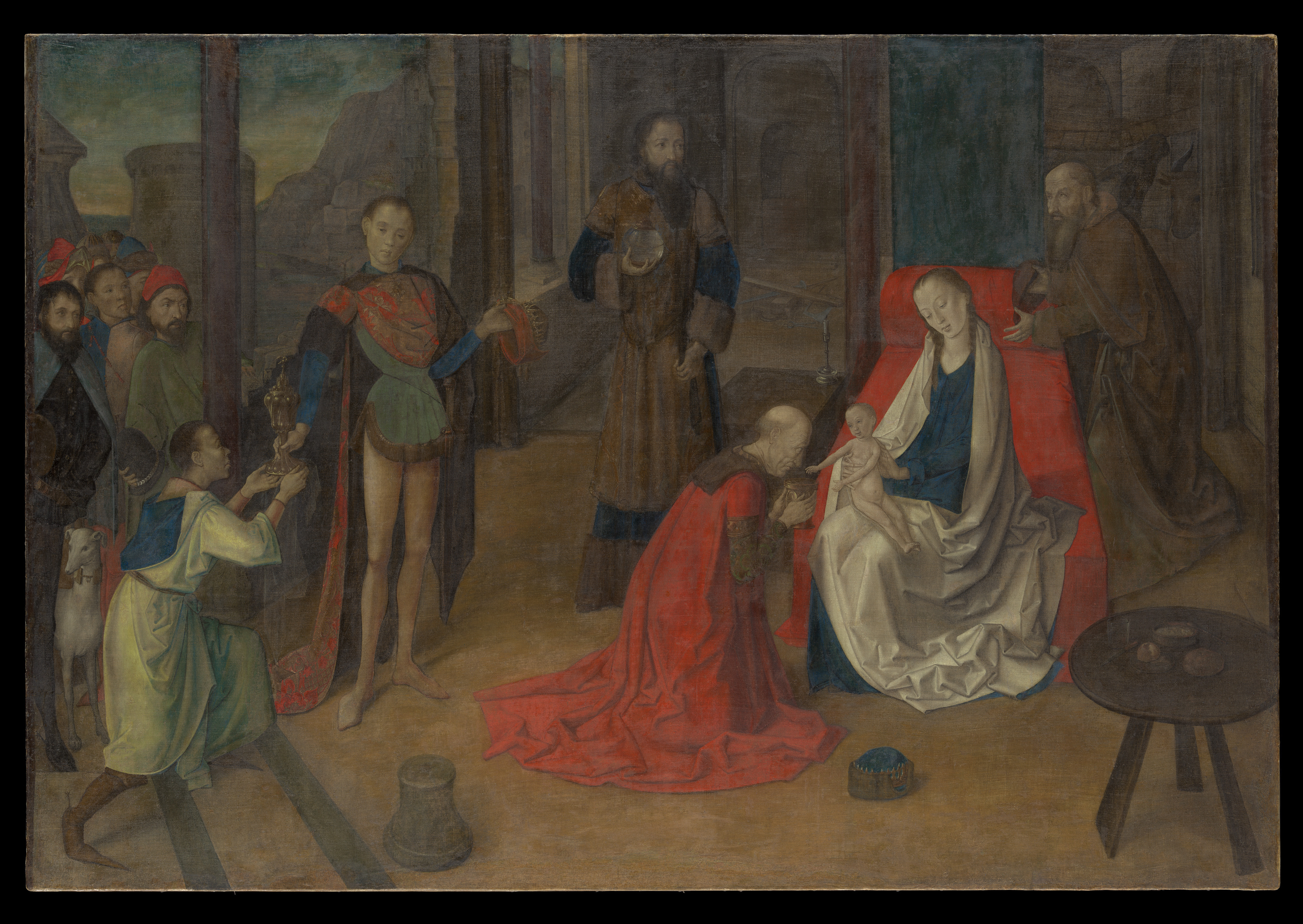 The Adoration of the Magi, by Joos van Wassenhove, public domain
