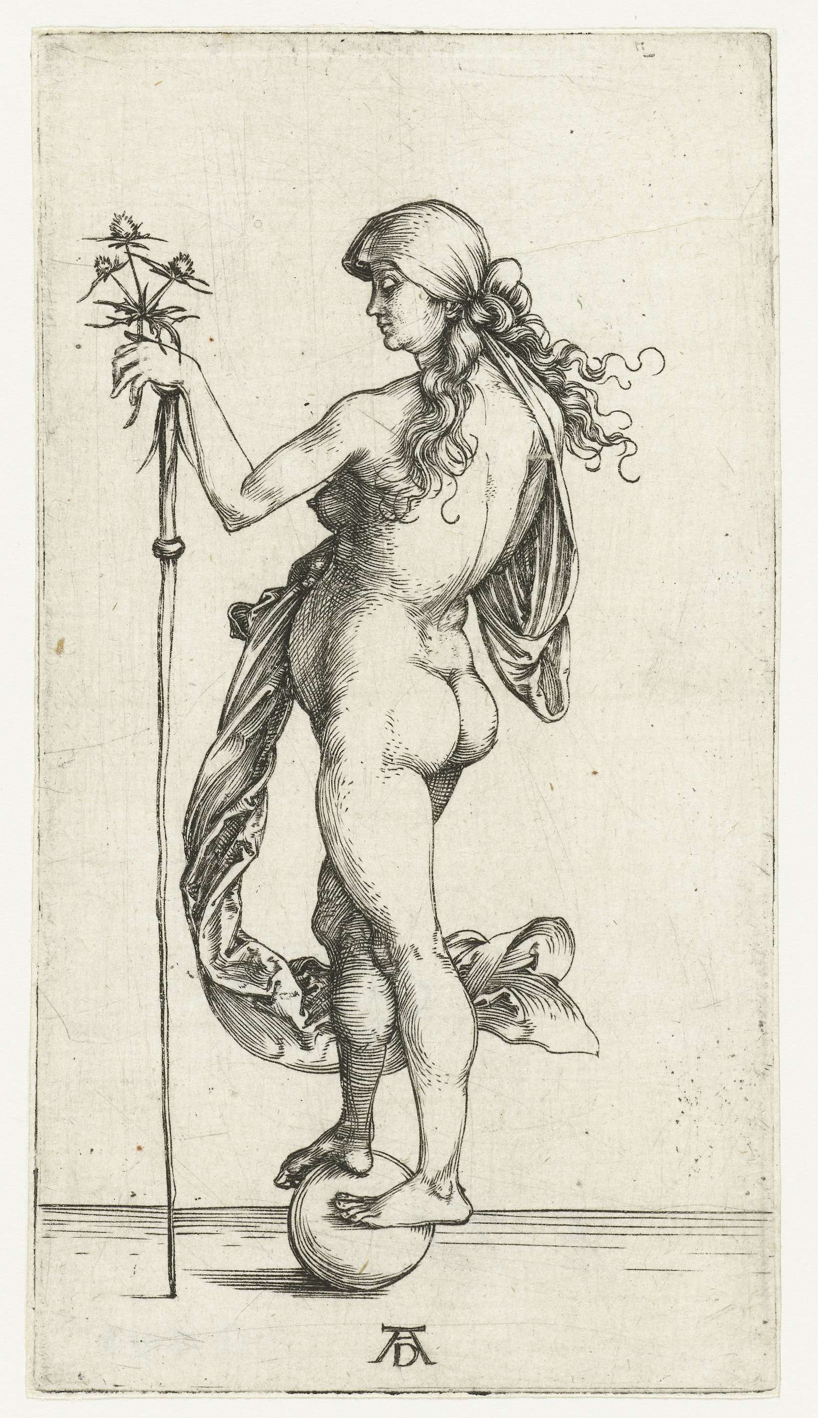 Fortuna, by Albrecht Dürer, public domain