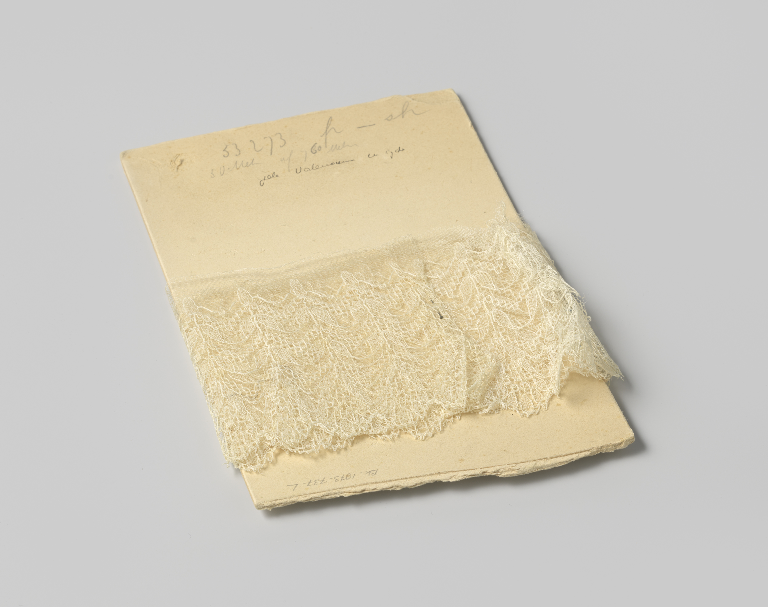 Abstract composition with lace-like strokes on cardboard by Gustav Schnitzler, ink on cardboard
