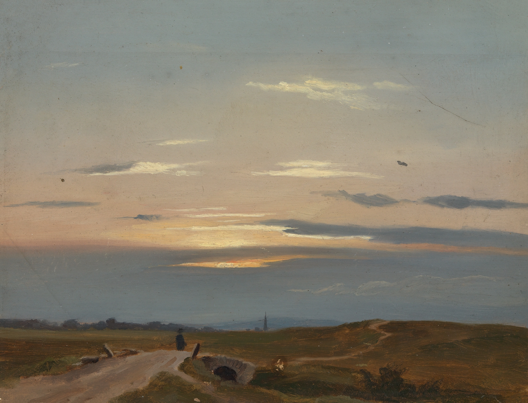 Abendlandschaft, by Eugen Bracht, public domain