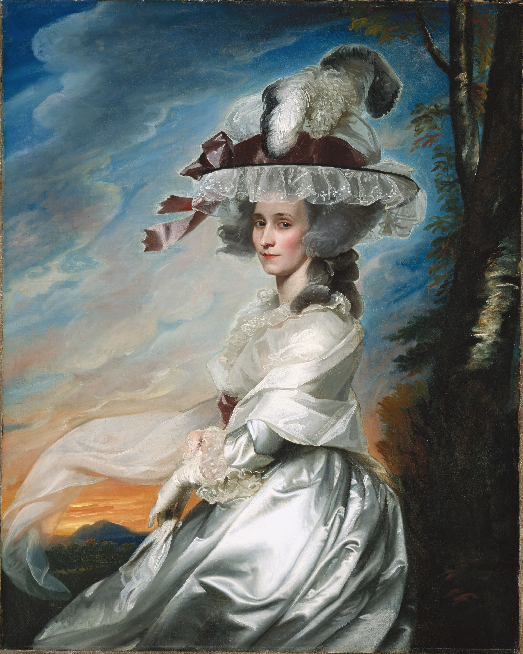 Abigael Bromfield Rogers (Mrs. Daniel Denison Rogers) (1753-1791), by John Singleton Copley, public domain