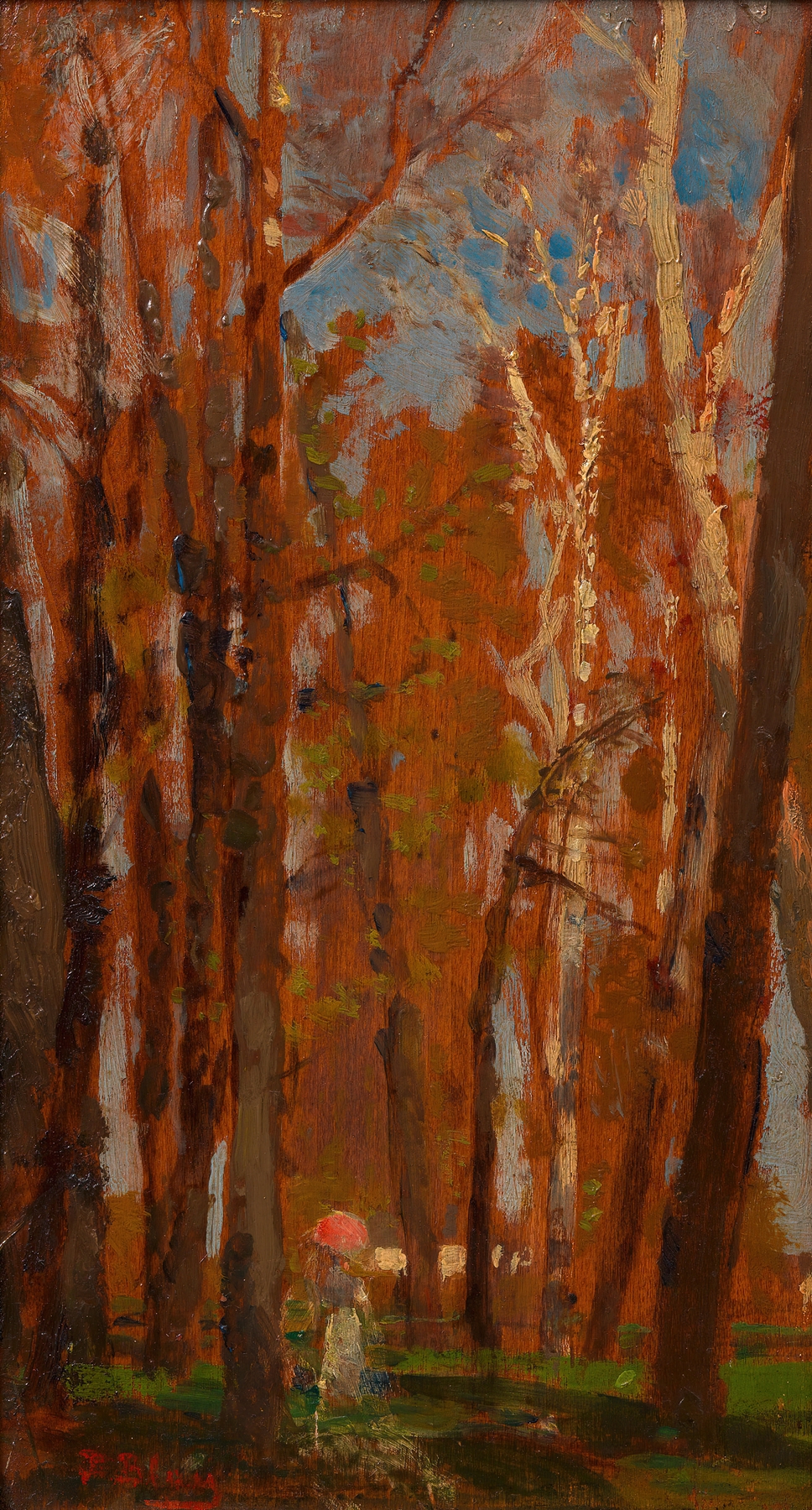 Praterbäume, by Tina Blau, public domain