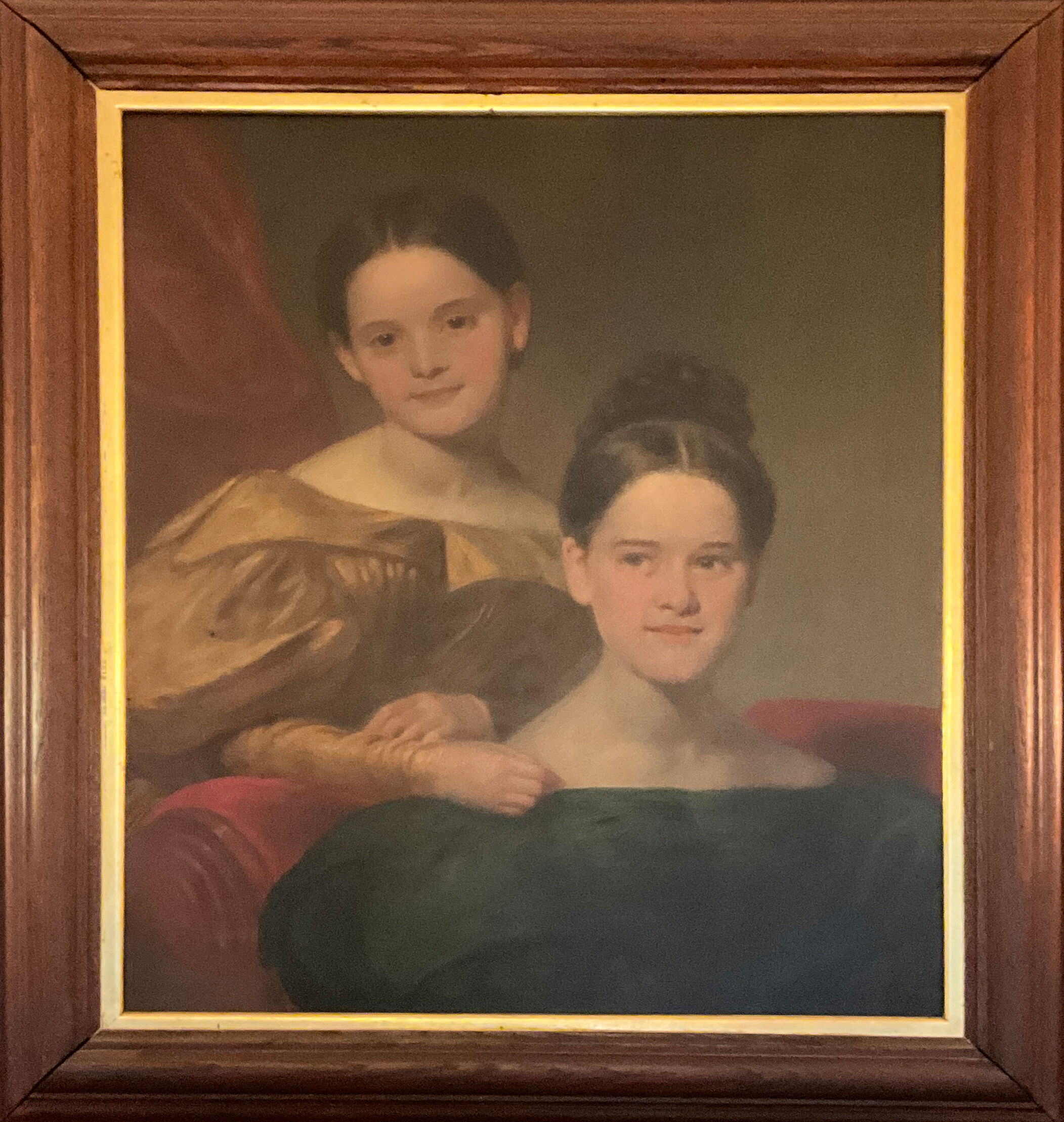 Portrait of Lydia Augusta Allen and Hanna M. Allen as children, oil on canvas by John White Alexander