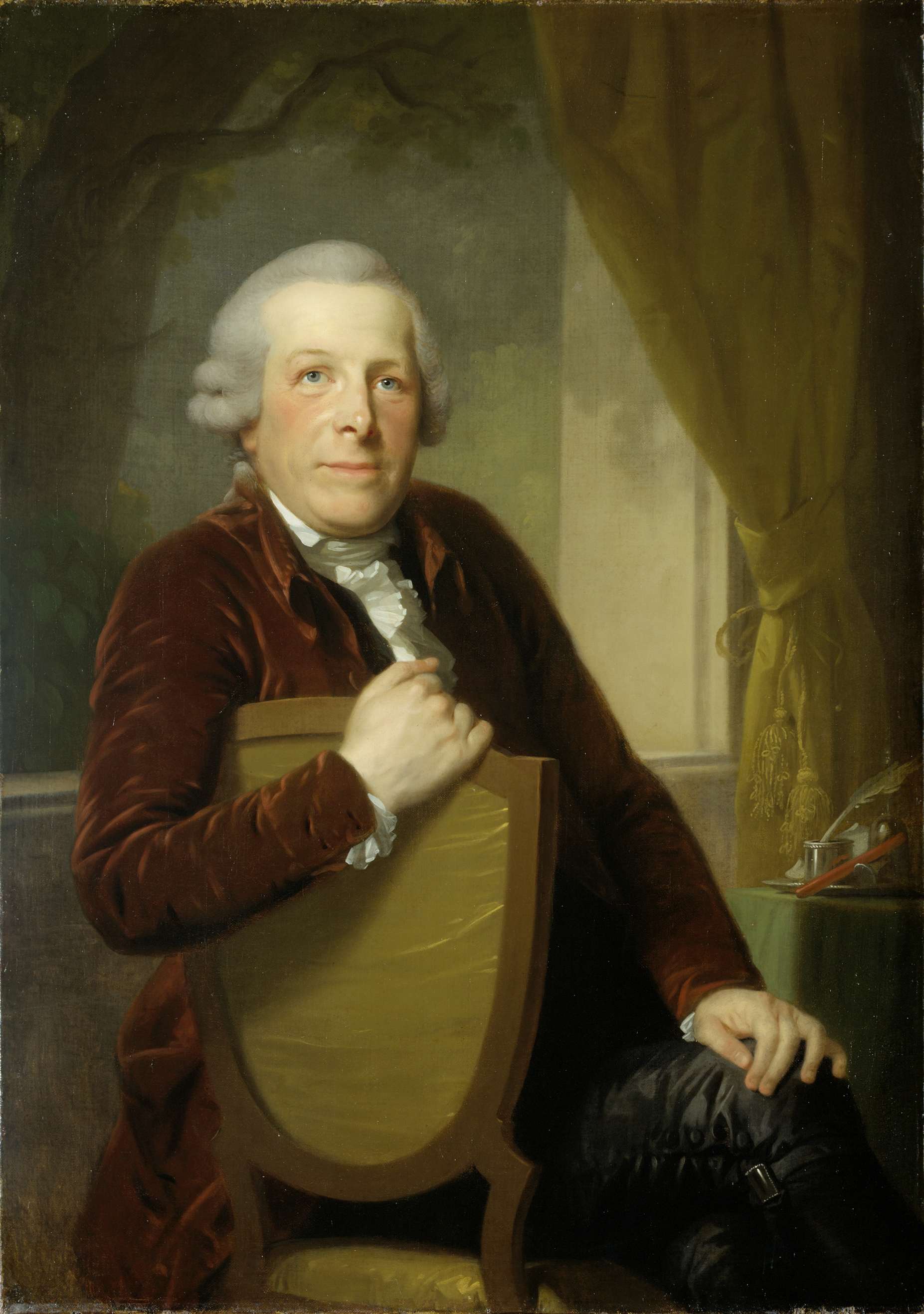 Portrait of Johannes Lublink II, oil painting by Johann Friedrich August Tischbein