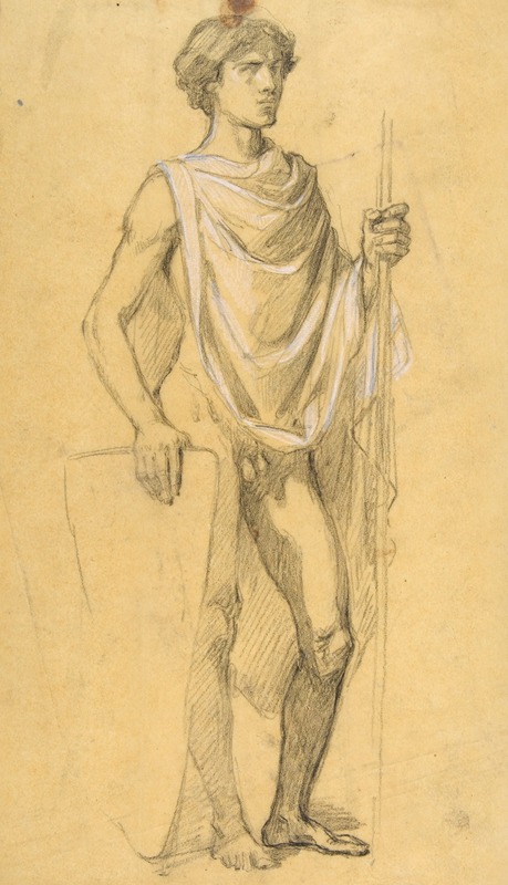 A soldier depicted in a realistic style by Isidore Pils.