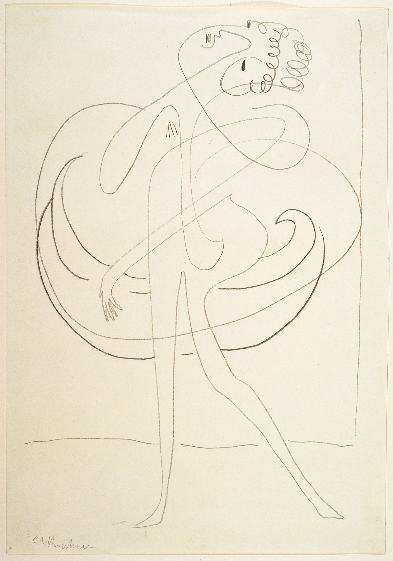 A Dancer, by Ernst Ludwig Kirchner, public domain