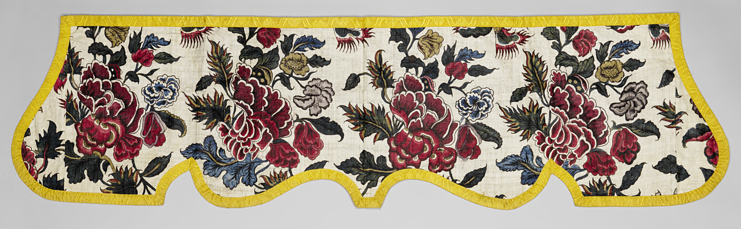 Lambrequin, a draped decoration from c. 1735-1740, by Unknown Artist, painted medium.