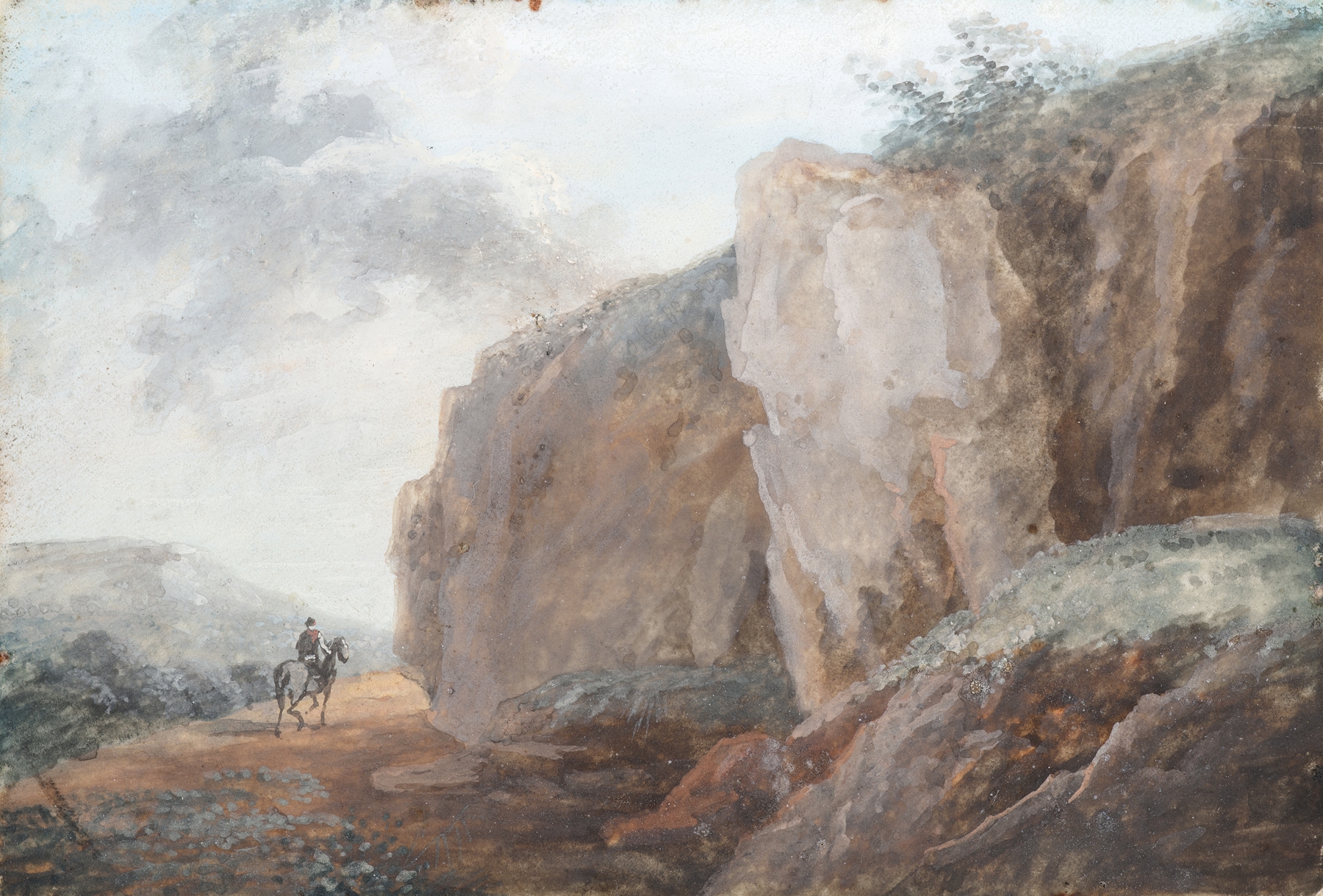 Landschaft, by Johann Christian Brand, public domain