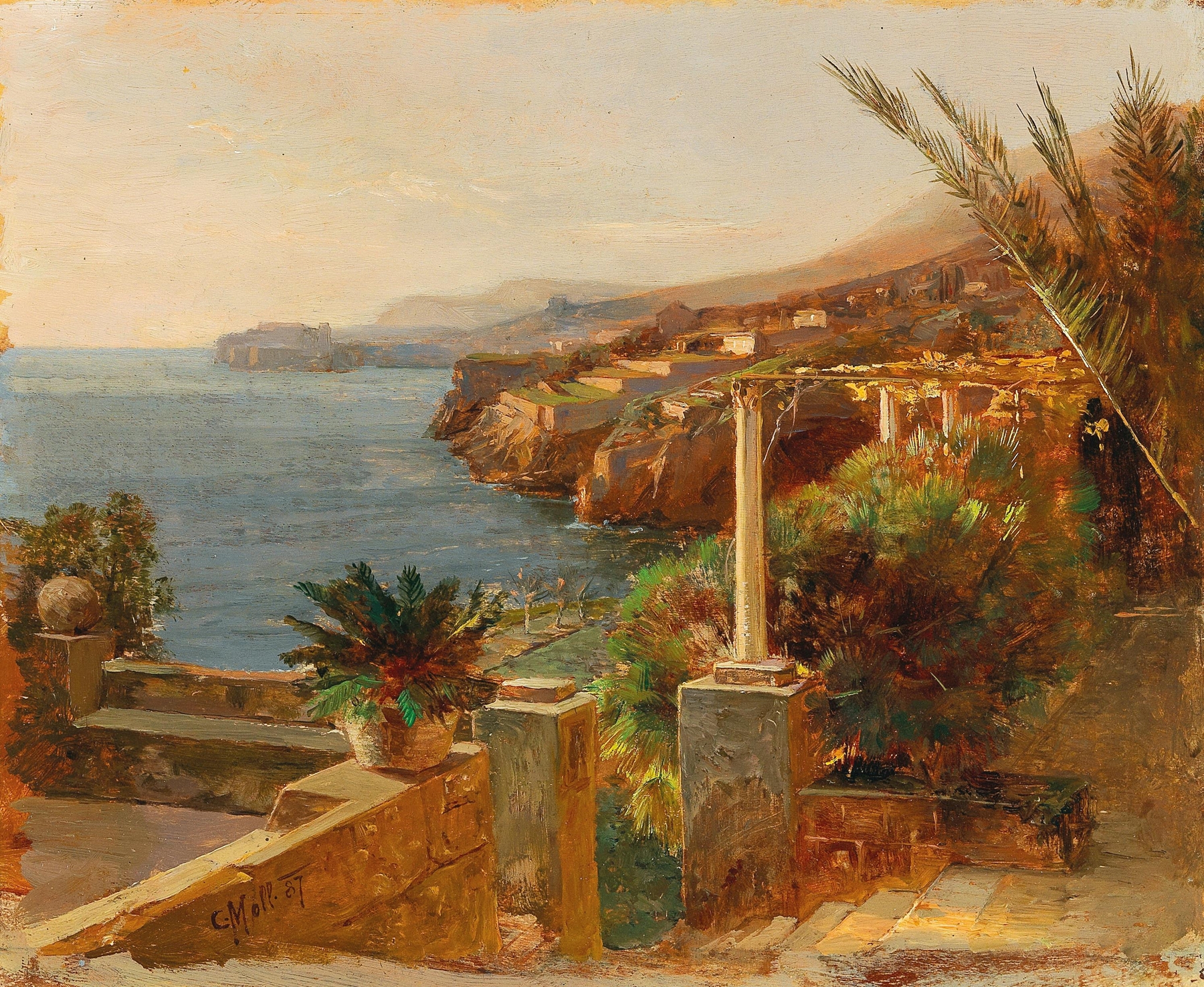 Ragusa (Dubrovnik), by Carl Moll, public domain