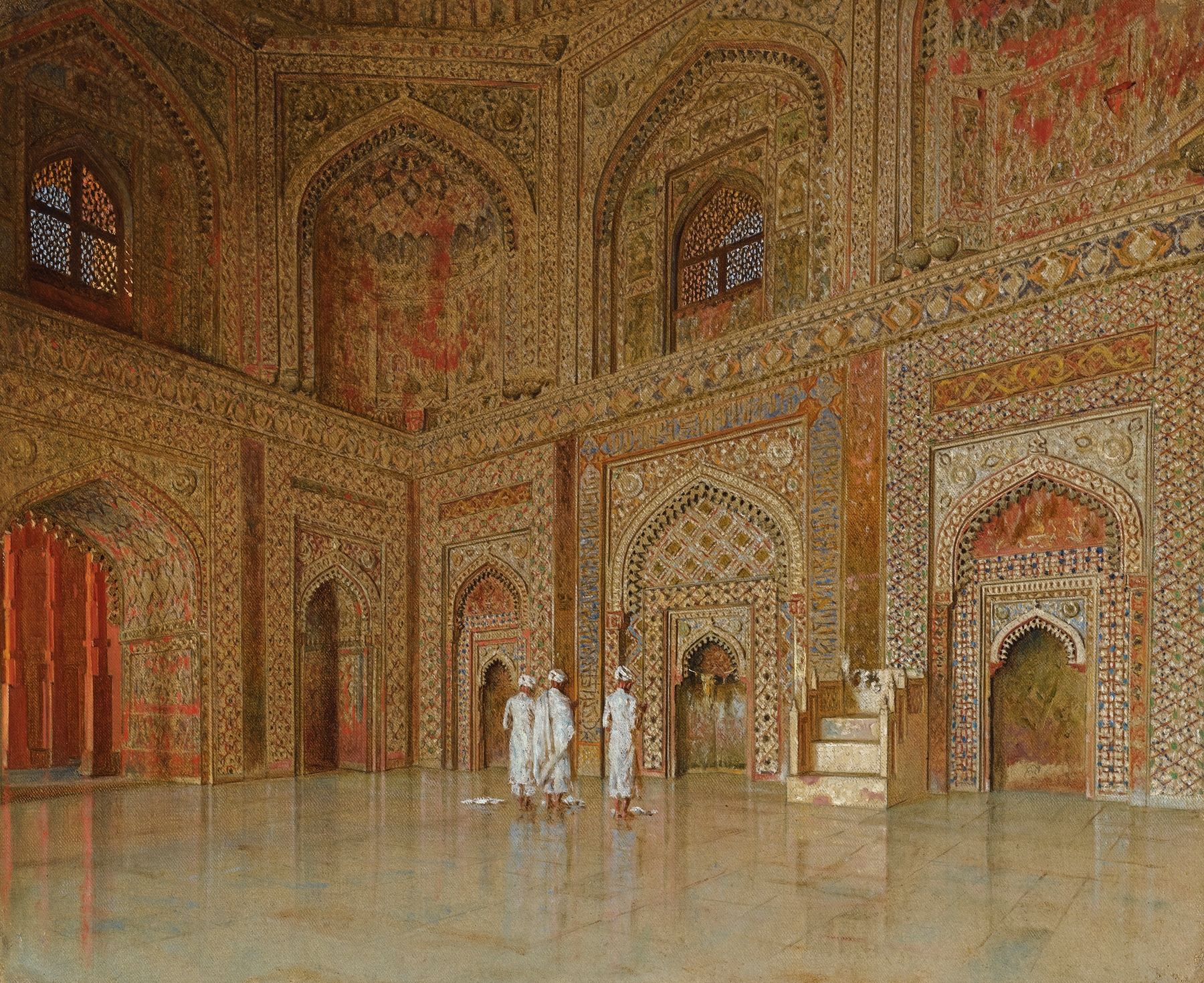 The Chief Mosque In Futtehpore Sikri, by Vasily Vereshchagin, public domain