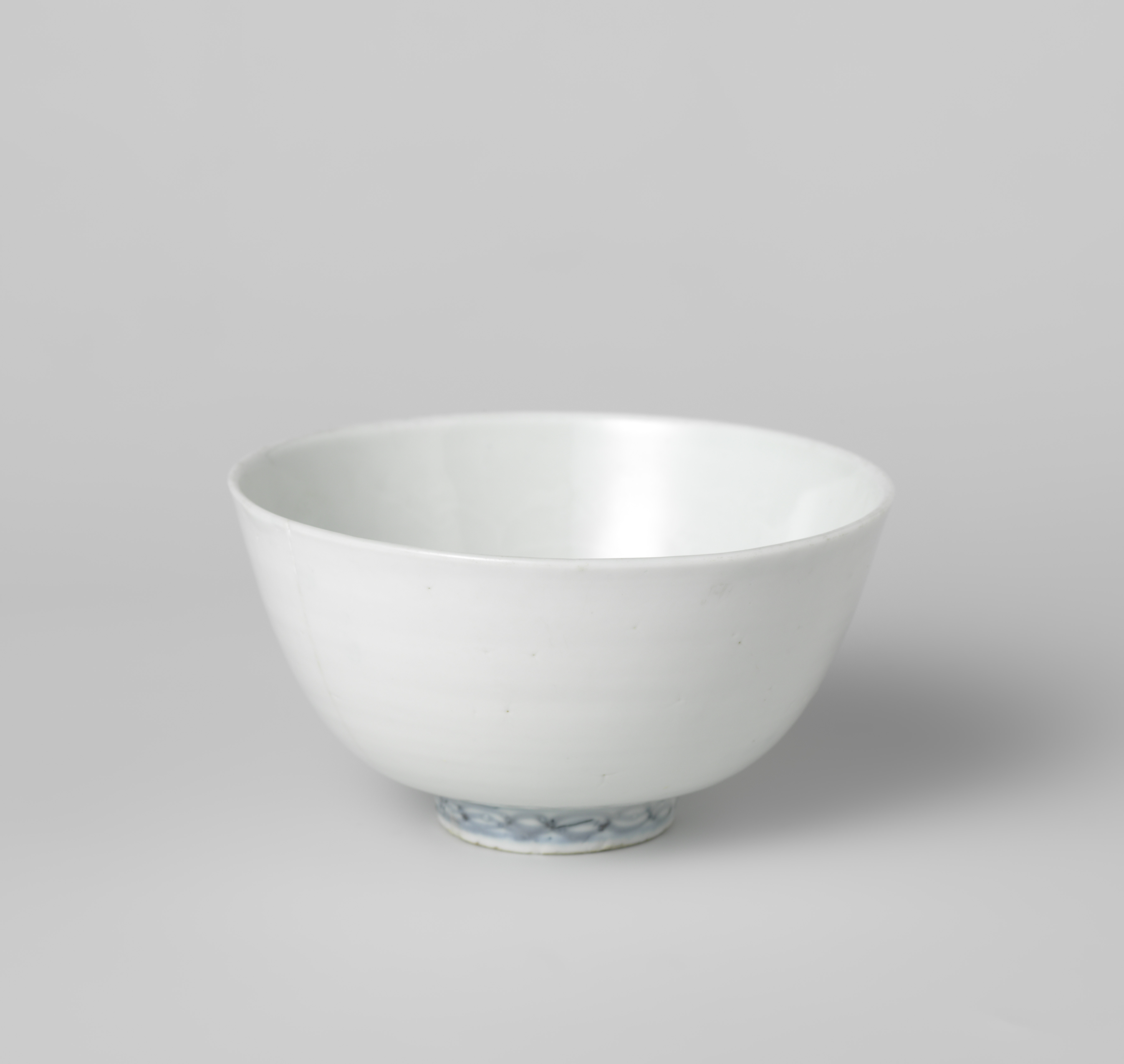 Bowl with a crane among lotus plants, Chinese Traditional, unknown artist