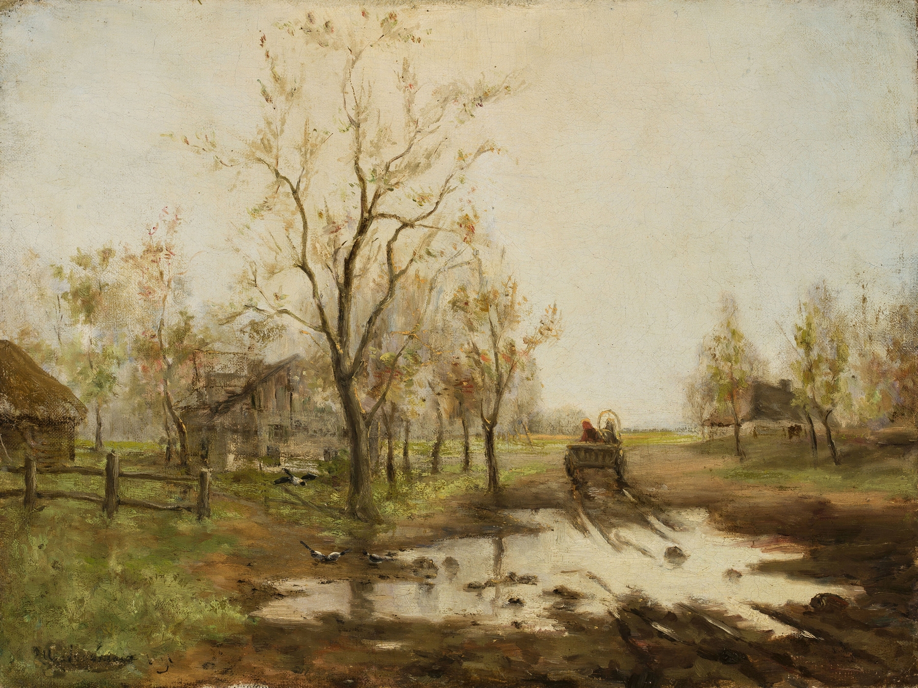 Springtime in the countryside by Isaac Levitan, oil painting depicting rolling hills and wildflowers.