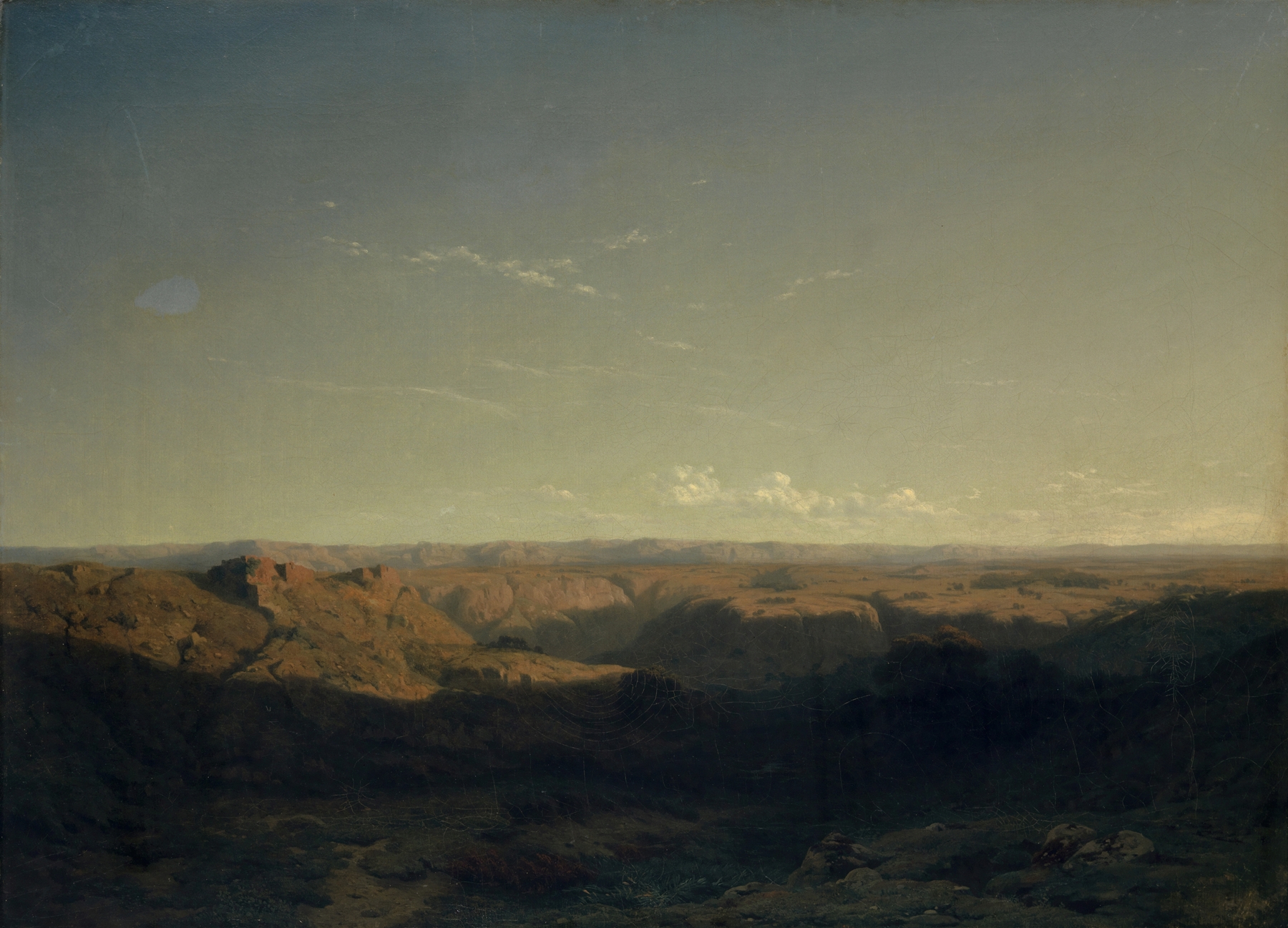 Southern Mountain Landscape, by Alexandre Calame, public domain