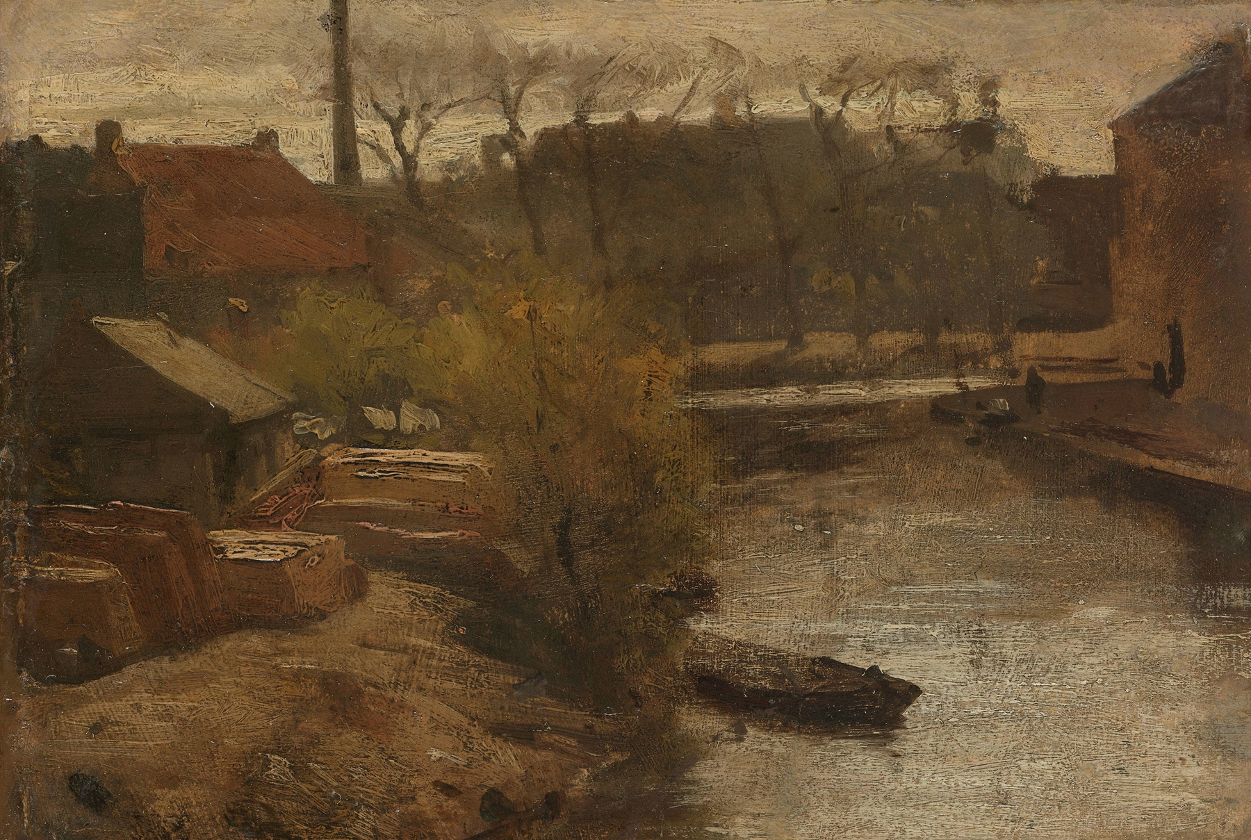 The Noord-West-Buitensingel in The Hague, by Matthijs Maris, public domain