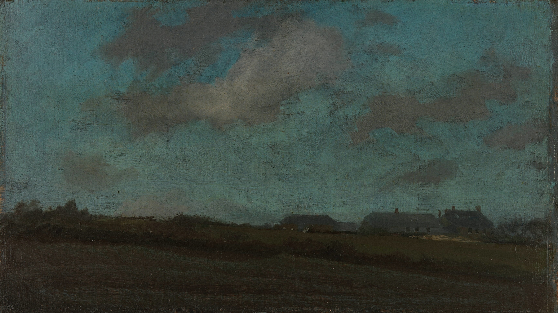 Note in Blue and Opal—The Sun Cloud, by James Abbott McNeill Whistler, public domain