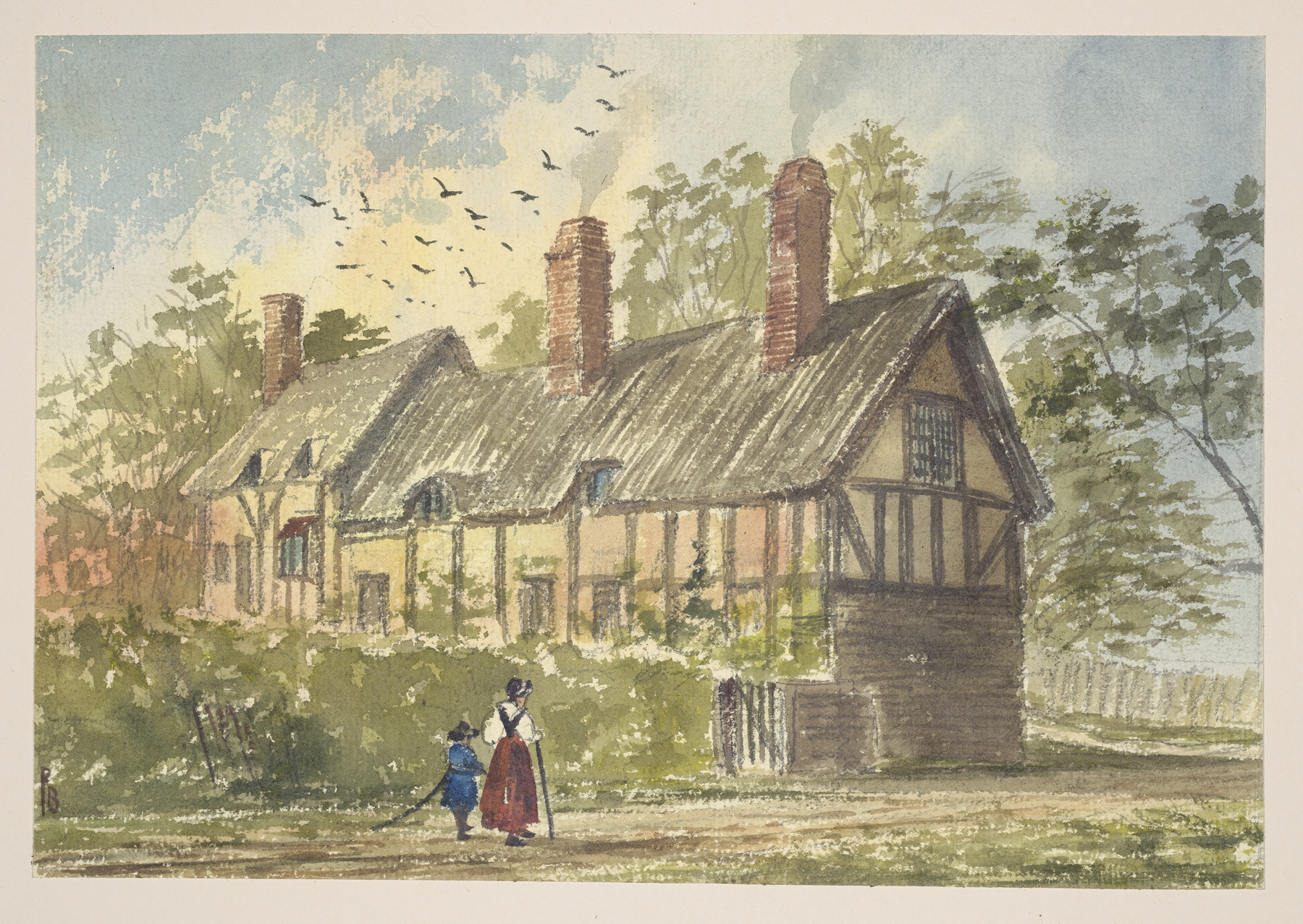 Haunts of Shakespeare Pl.05, by Paul Braddon, public domain